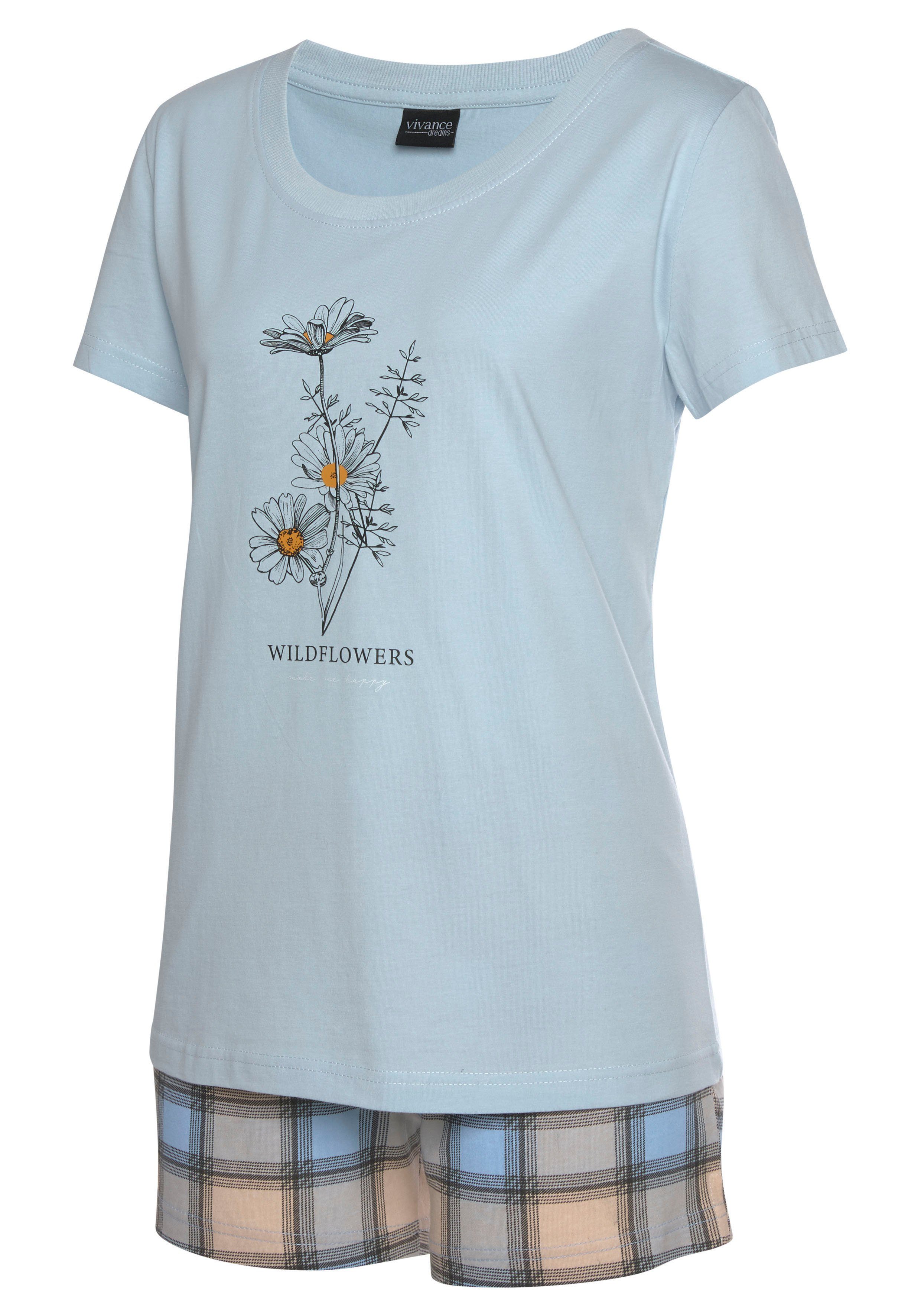 Vivance Dreams by Lascana Shorty (Packung, 4 tlg., 2 Stück) mit Frontdruck – Bild 5 von 5