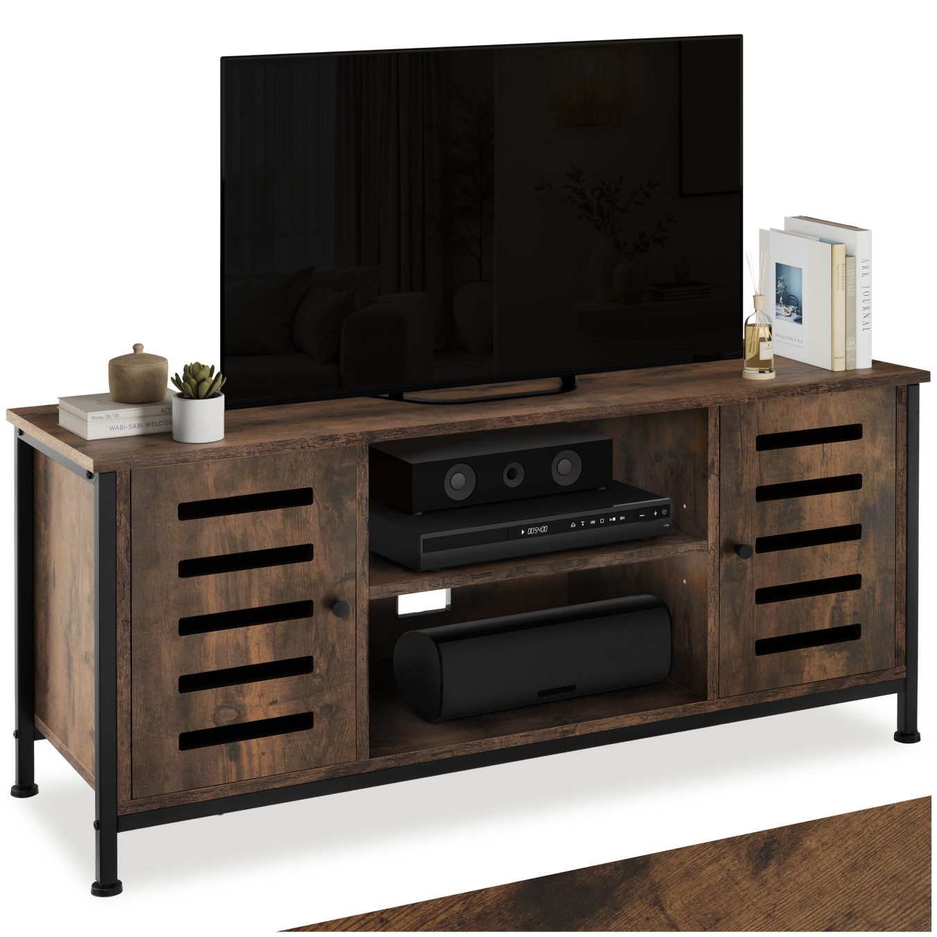 tectake Lowboard TV-Board, Industrial Style günstig online kaufen