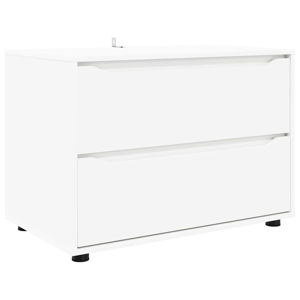 vidaXL Mehrzweckschrank Aufbewahrungsschrank Weiß 80 x 48 x 57 cm Holzwerks günstig online kaufen