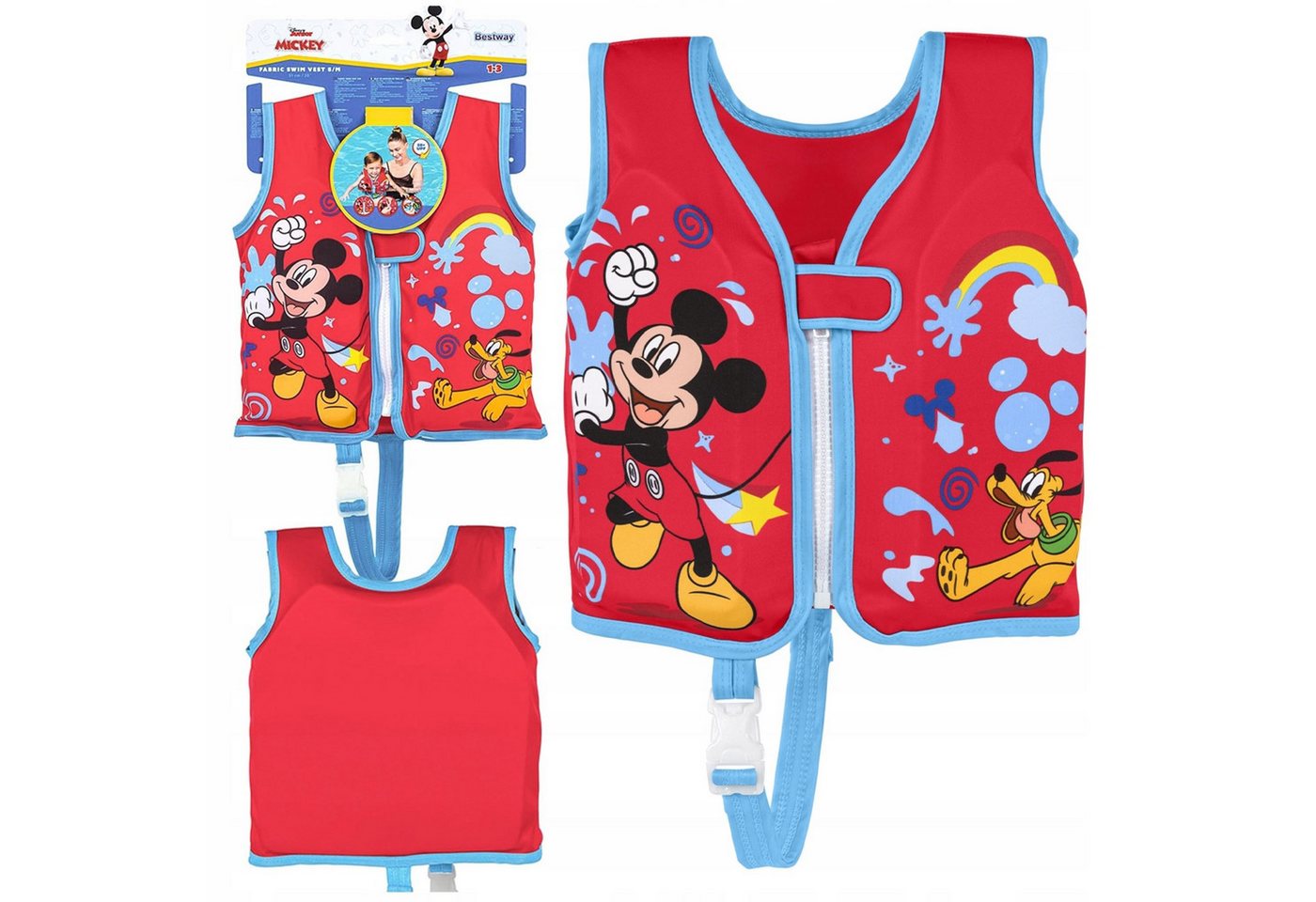 Bestway Schwimmweste Bestway Schwimmweste für Kinder 11-19kg, UV-Schutz, Komfort, Größe S/M