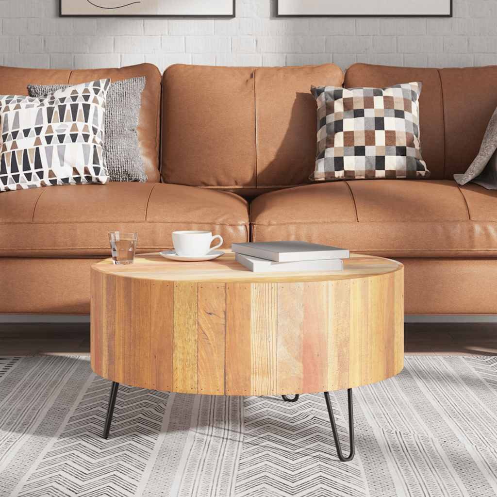 vidaXL Couchtisch Couchtisch Altholz Massiv (1-St)