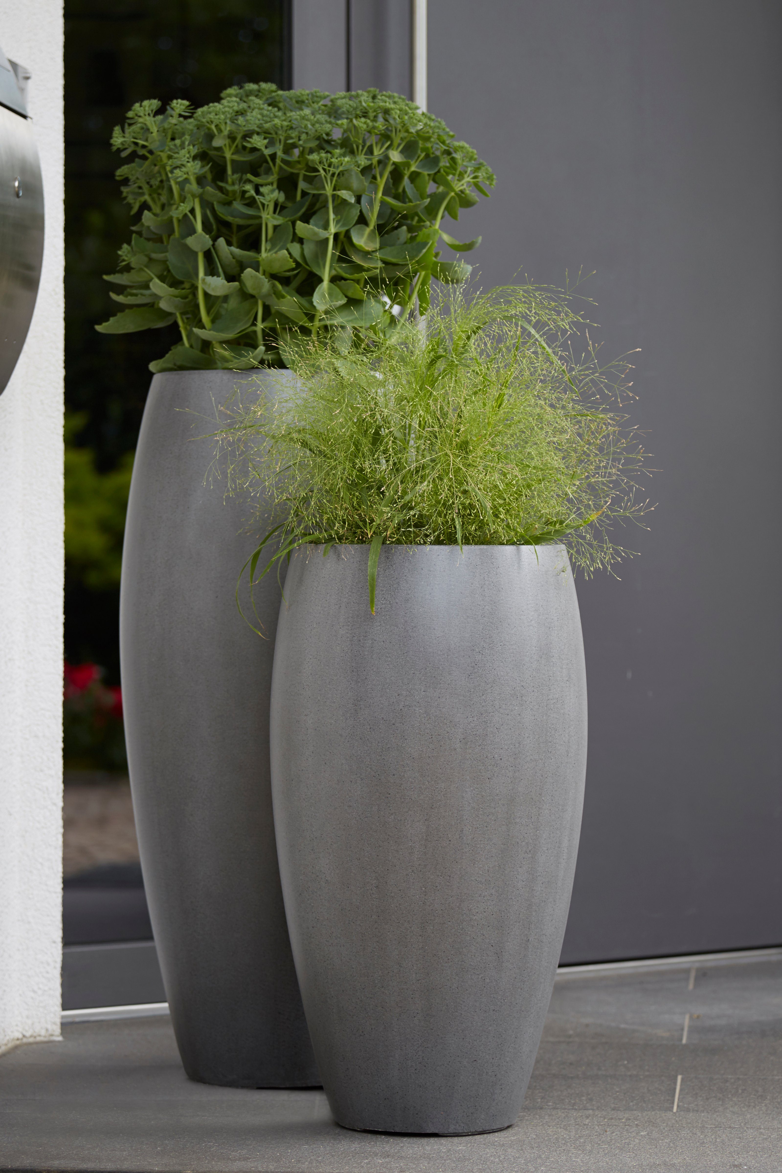 Flingora Bodenvase »Cinthia«, mit Einsatz Fiberglas Pflanzvase