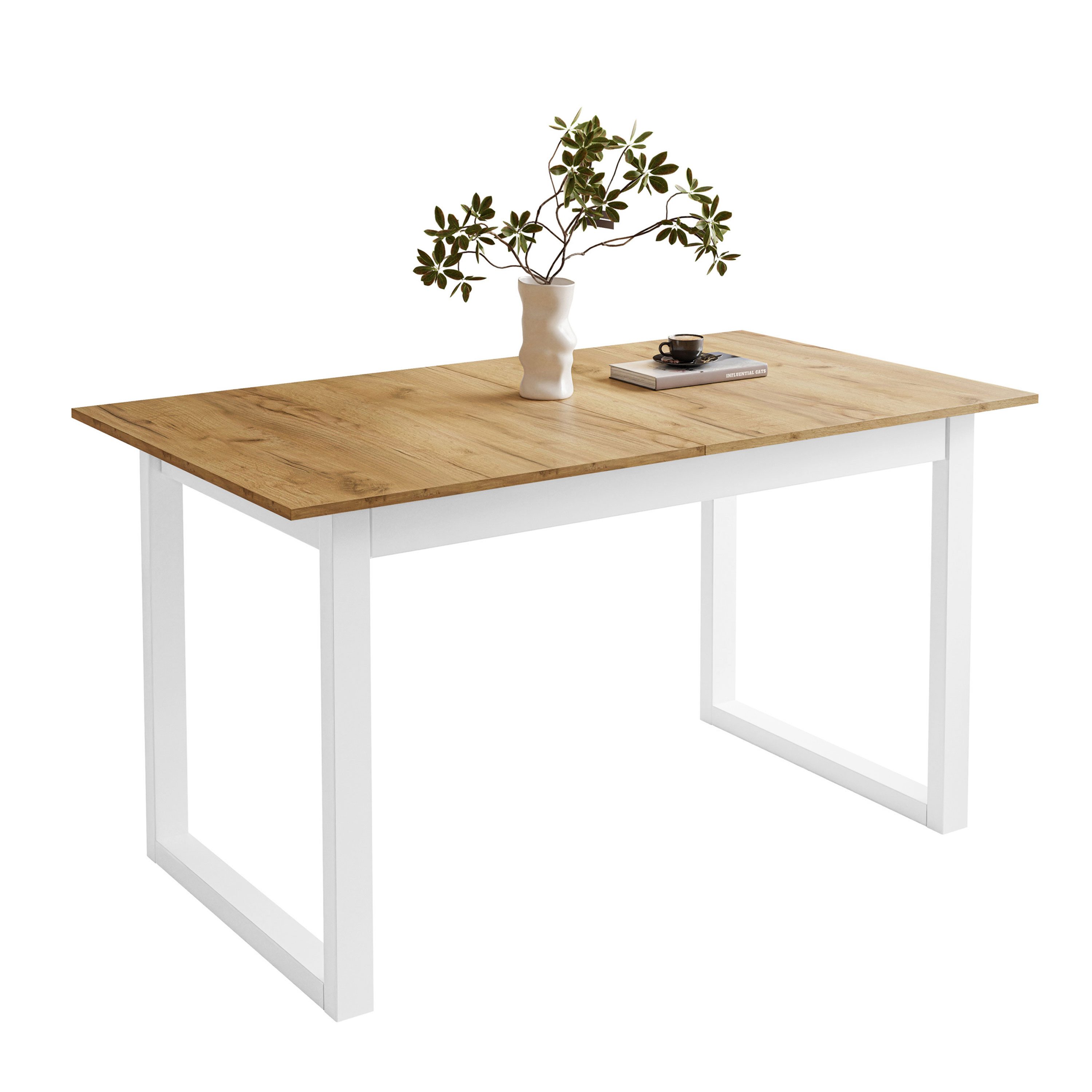 Lookway Esstisch ARTON II ausziehbarer Tisch 140 cm, 140-195x80x77 cm – Bild 5 von 5