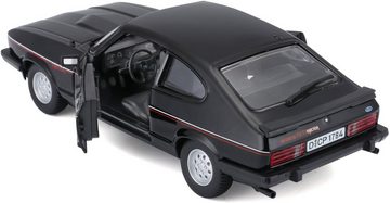 Bburago Sammlerauto Ford Capri, schwarz, Maßstab 1:24