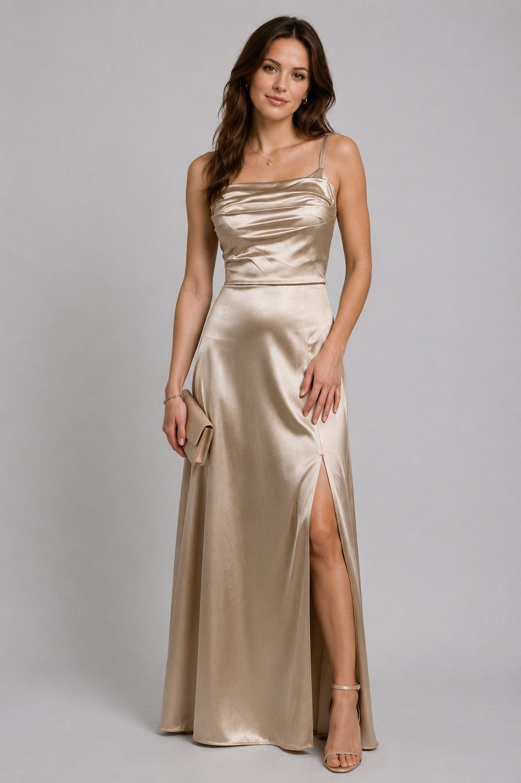 ITALY VIBES Abendkleid ISABELLA - Cocktailkleid - Maxikleid - Kleid elegant - ONE SIZE passt hier Gr. XS - M