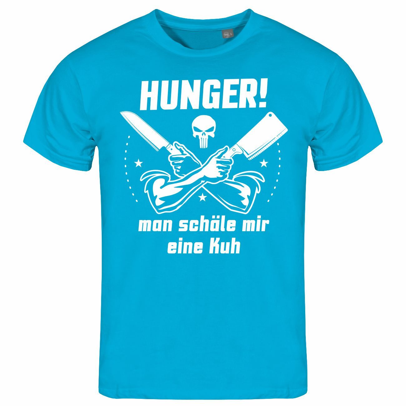 deinshirt Print-Shirt Herren T-Shirt HUNGER Man günstig online kaufen