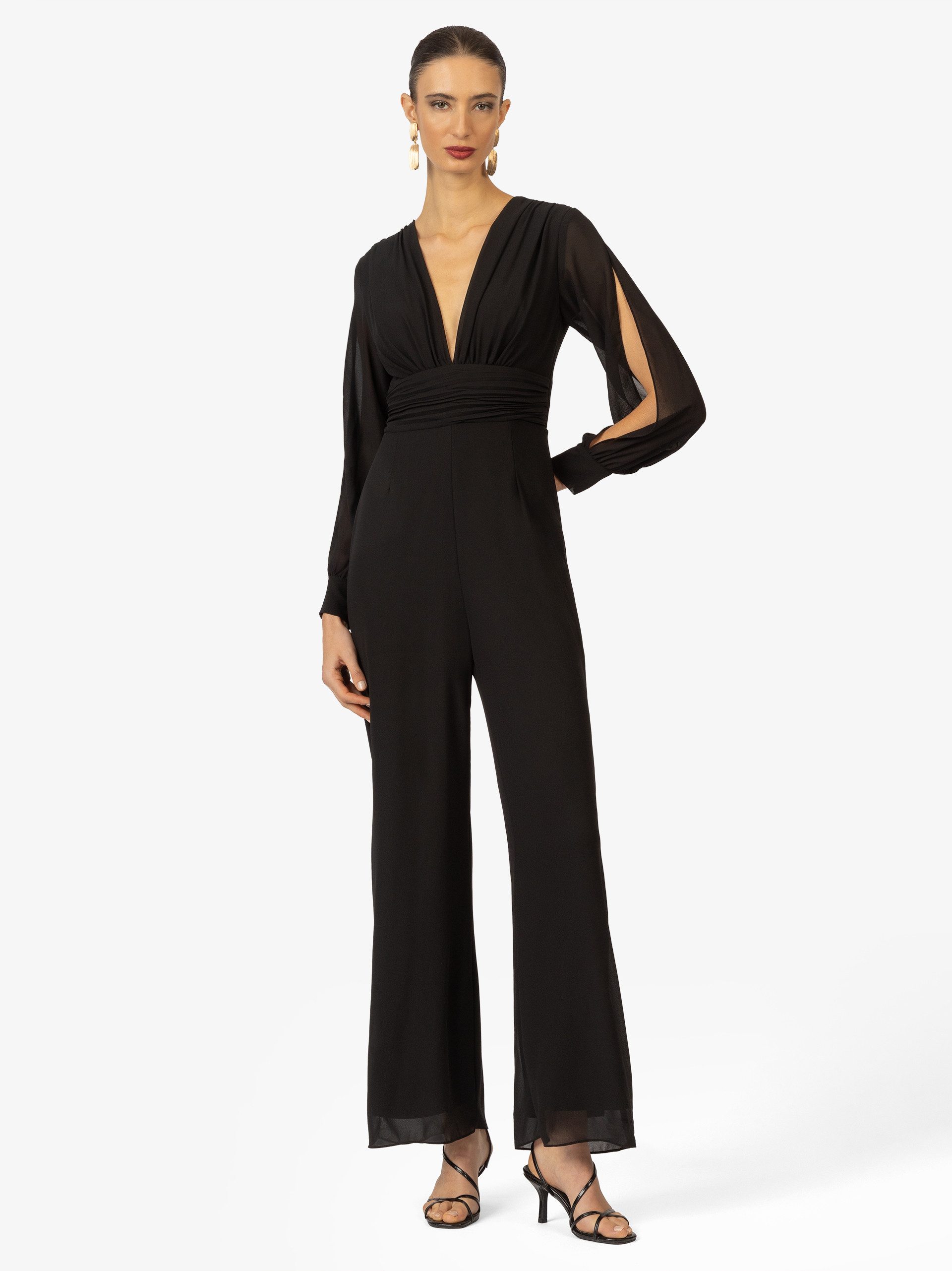 Kraimod Jumpsuit mit V-Ausschintt