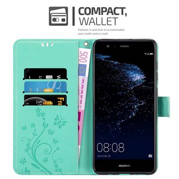 Cadorabo Handyhülle Huawei P10 LITE Huawei P10 LITE, Klappbare Handy Schutzhülle - Hülle - mit Standfunktion und Kartenfach