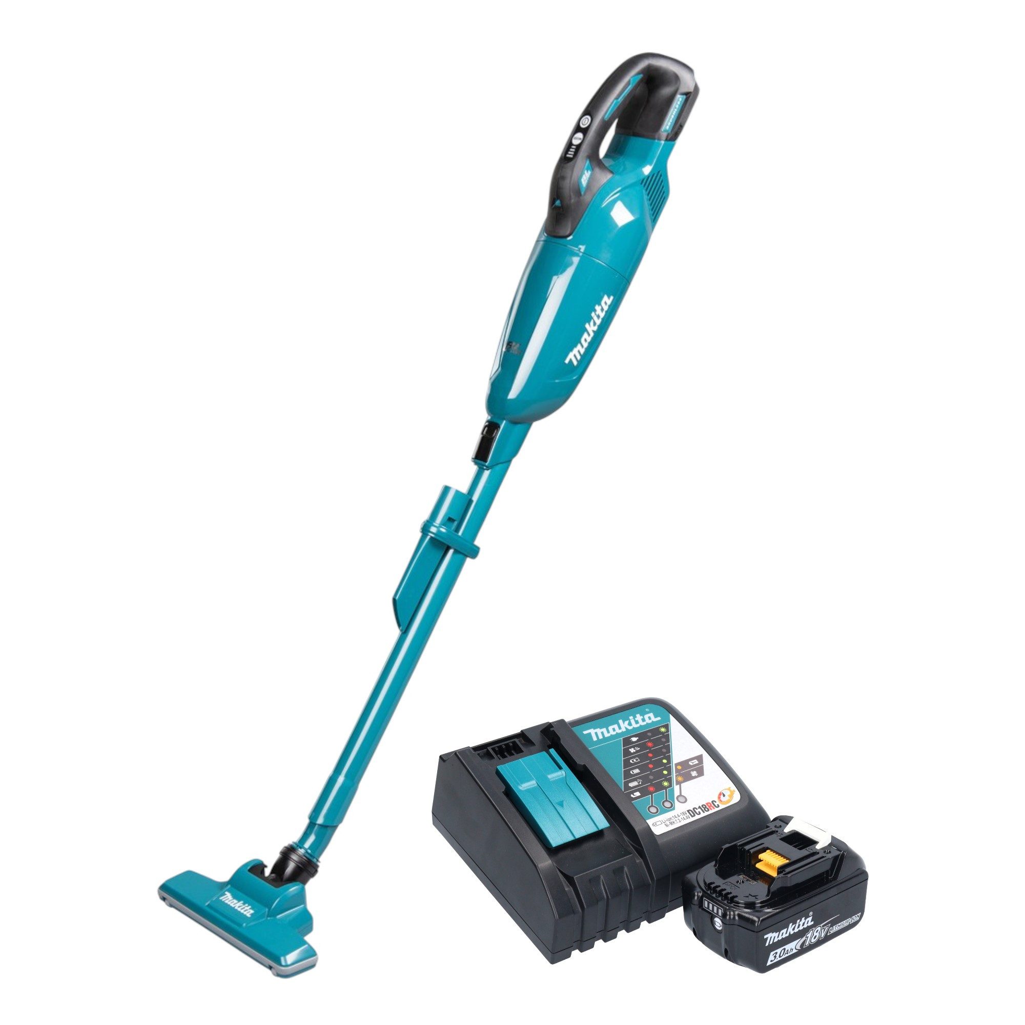 Makita Akku-Handstaubsauger DCL 284 FRF Akku Пылесосы 18 V 0,73 l + 1x Akku 3,0 Ah + Ladegerät