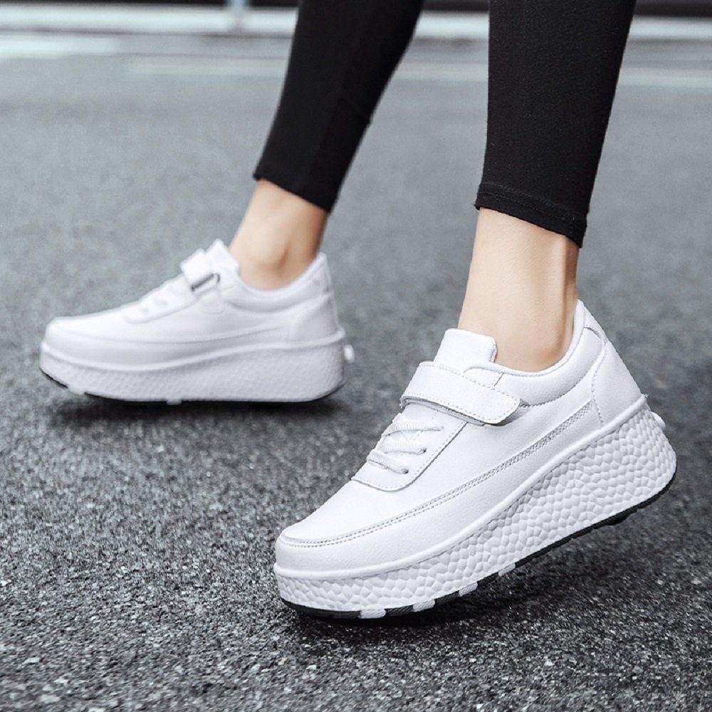HUSK'SWARE Rollschuhe, (Rollschuh-Sneaker, zwei Rädern, verstärkter Aufbau), Leichte Rollschuh-Sneaker mit zwei Rädern,atmungsaktives Material