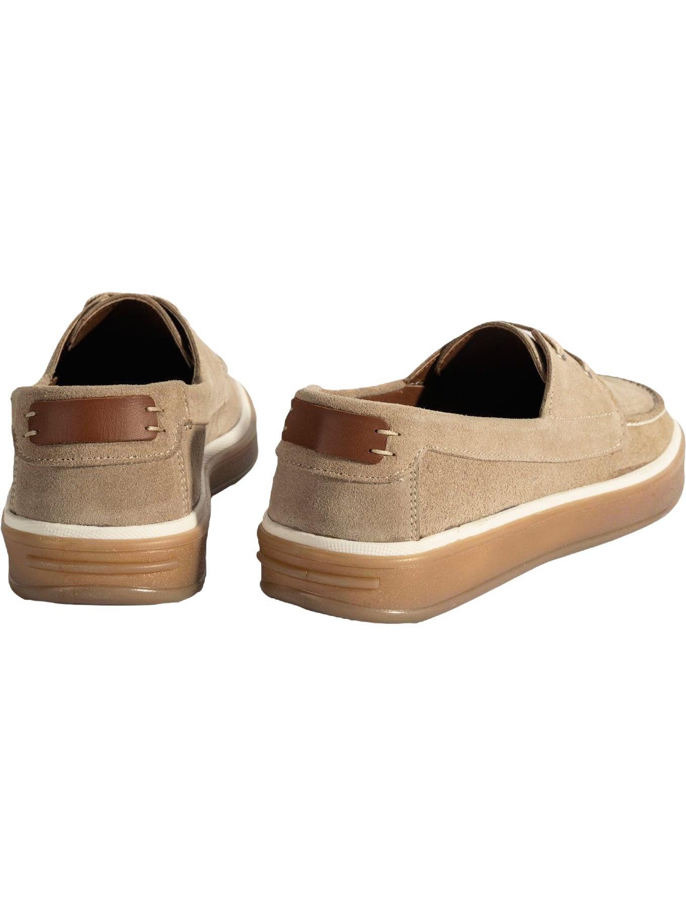 Desa Herren-Slipper – Obermaterial aus Wildleder, Lederfutter, flacher Abs Loafer