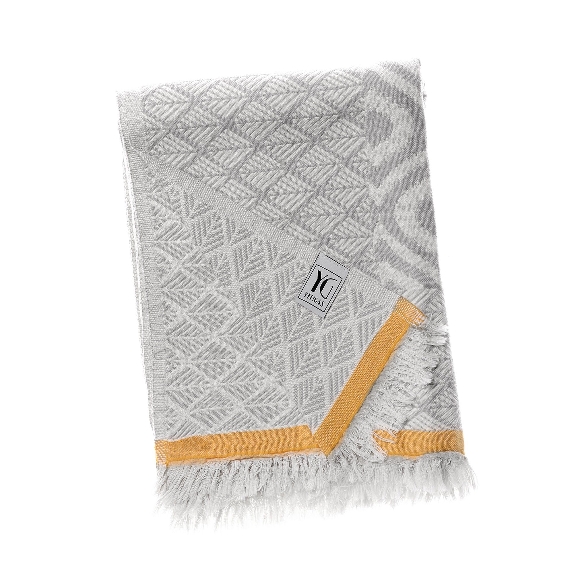 Wohndecke YENGAS Sofadecke, 100 % Baumwolle, günstig online kaufen