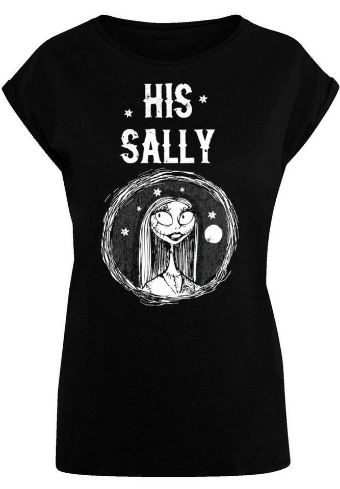 F4NT4STIC T-Shirt Disney Nightmare Before Christmas His Sally Premium  Qualität, Offiziell lizenziertes Disney T-Shirt