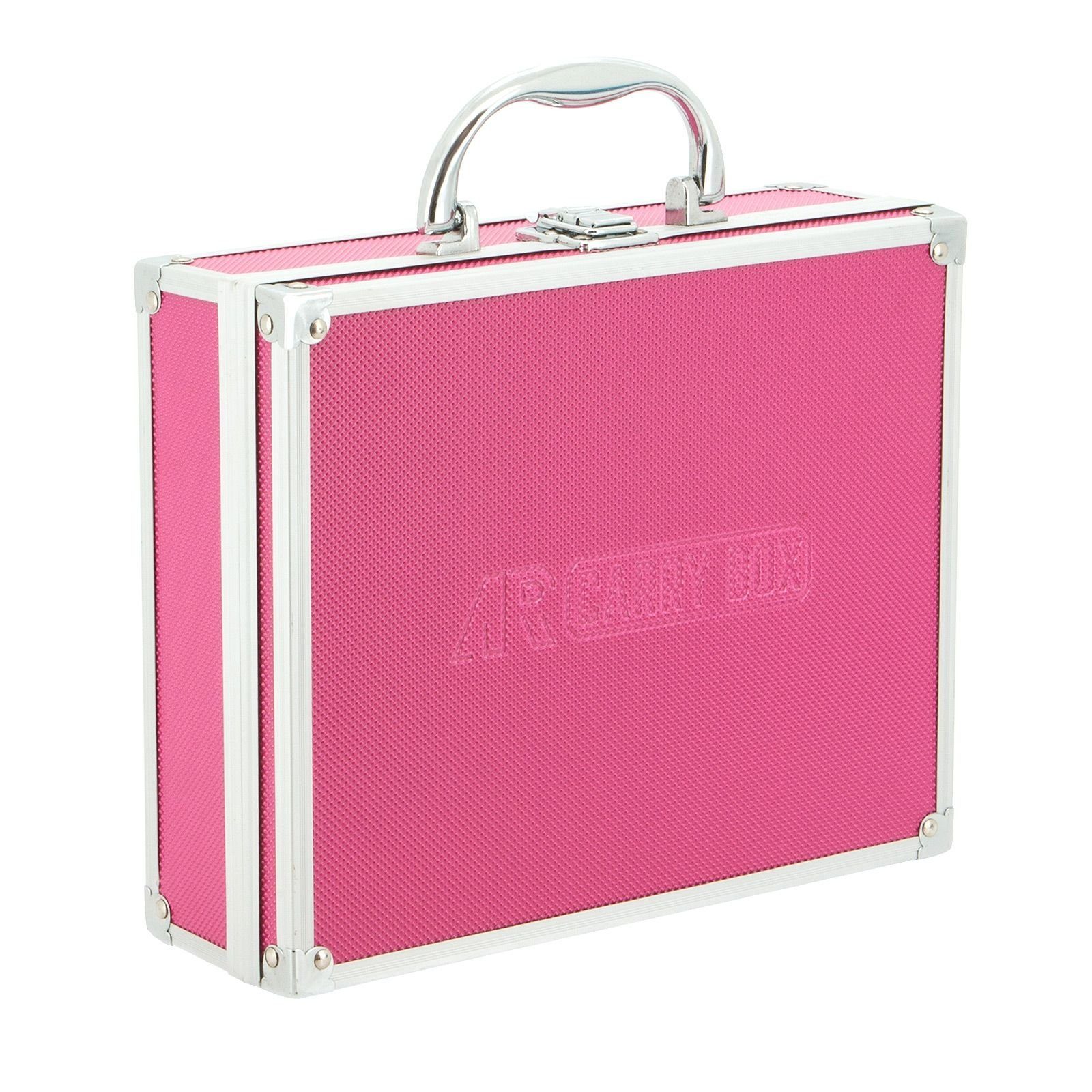 ECI Tools Werkzeugkoffer Aluminium Koffer Box verschiedene Farben mit Schaumstoffeinlage (LxBxH Pink