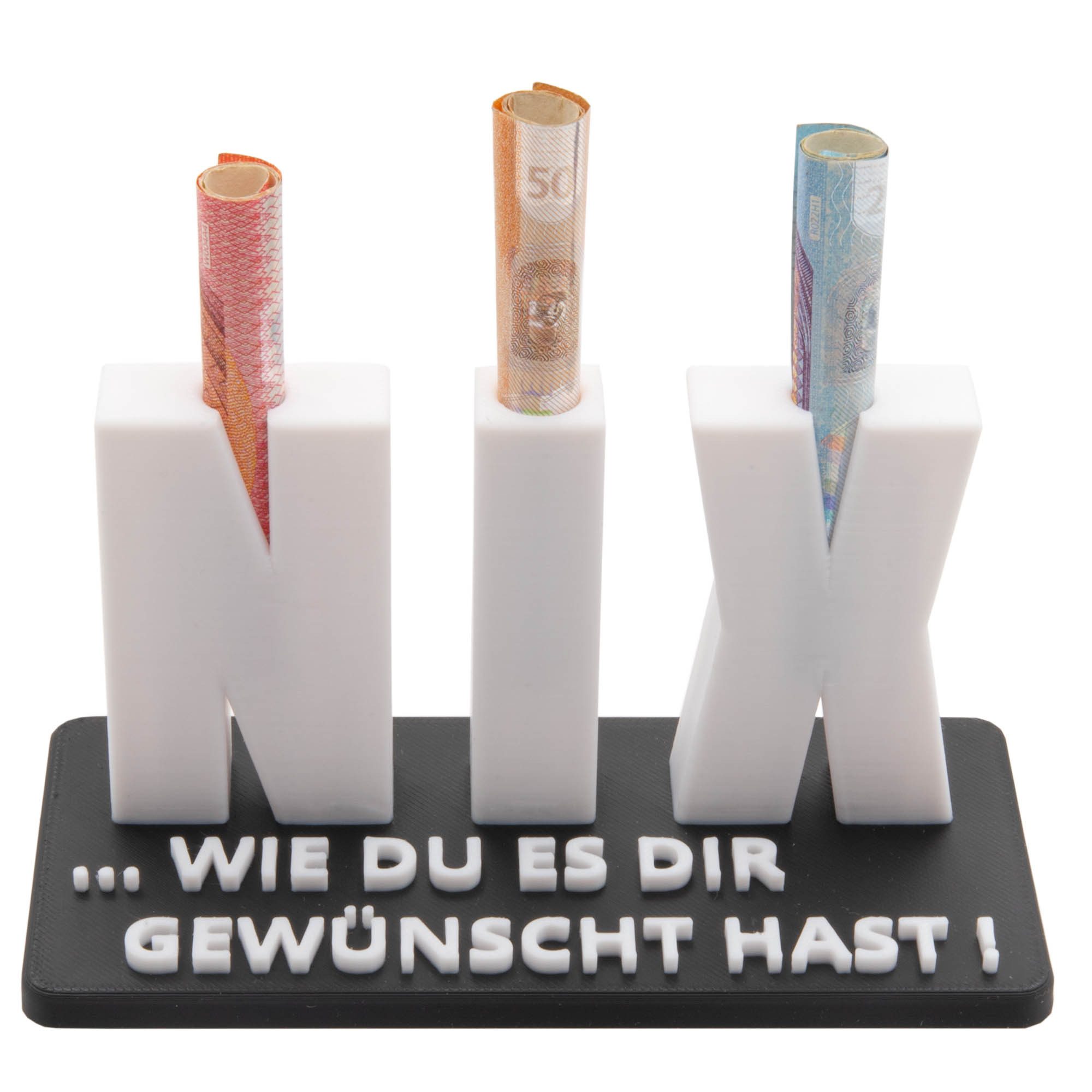 TSB Werk Geschenkbox NIX Geldgeschenk Geschenk Geldscheingeschenk, Nichts, Geburtstag, Geschenkidee