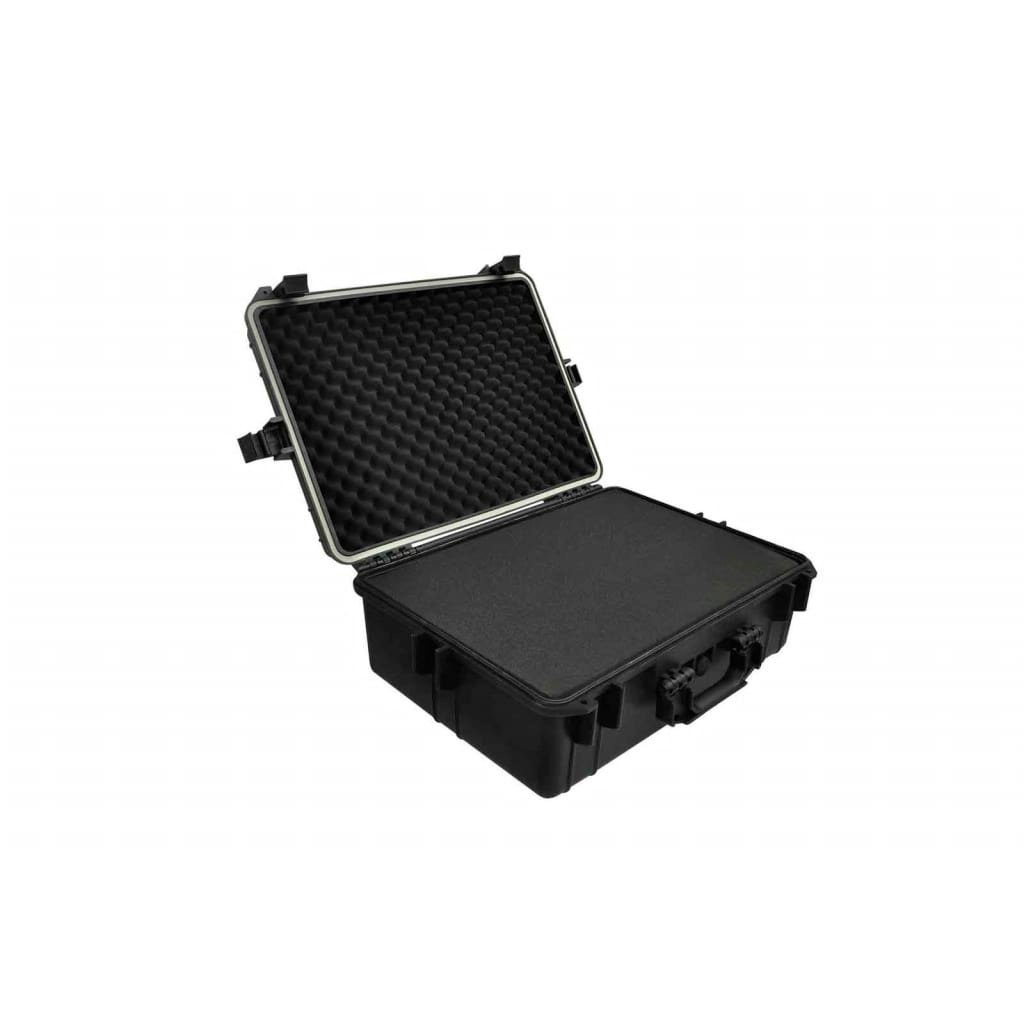 vidaXL Werkzeugbox Transportkoffer Schwarz mit Schaumstoff 35 L Fassungsvermögen
