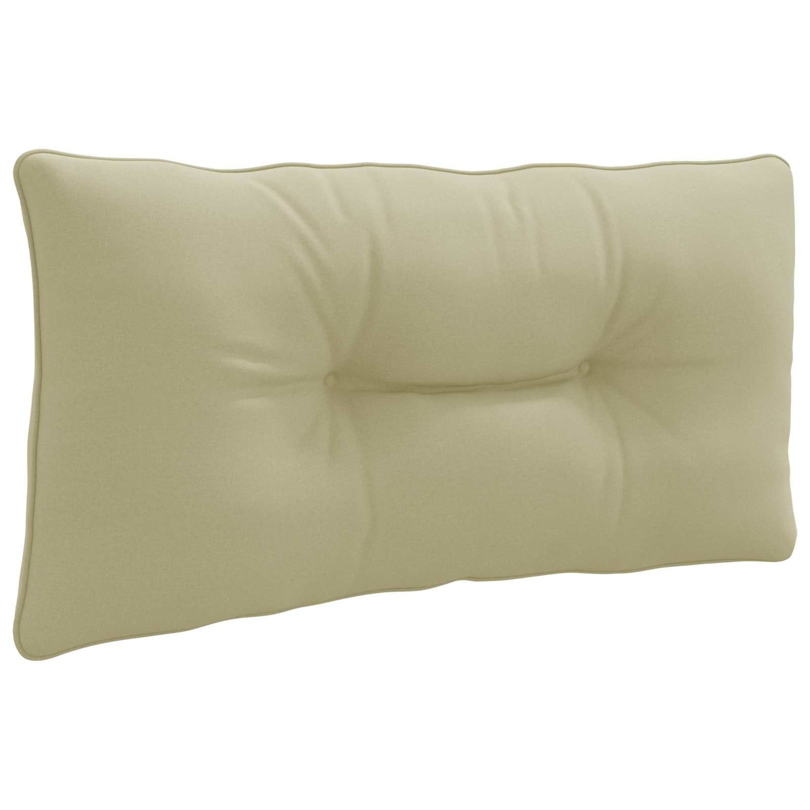 vidaXL Sitzauflage R Rückenkissen PUTTEN 100 % Polyester Hellgrün 70 x 40 x 10 cm, (1 St)