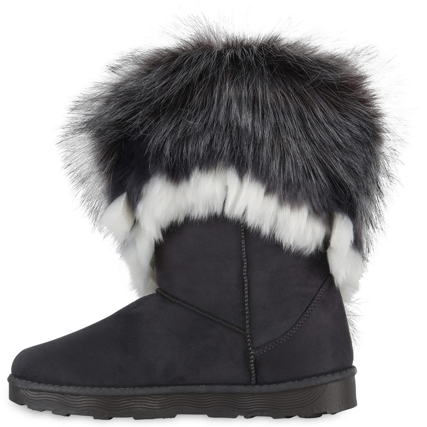 VAN HILL 839604 Winterstiefelette Damen Warm Gefüttert Winter Boots Stiefel günstig online kaufen