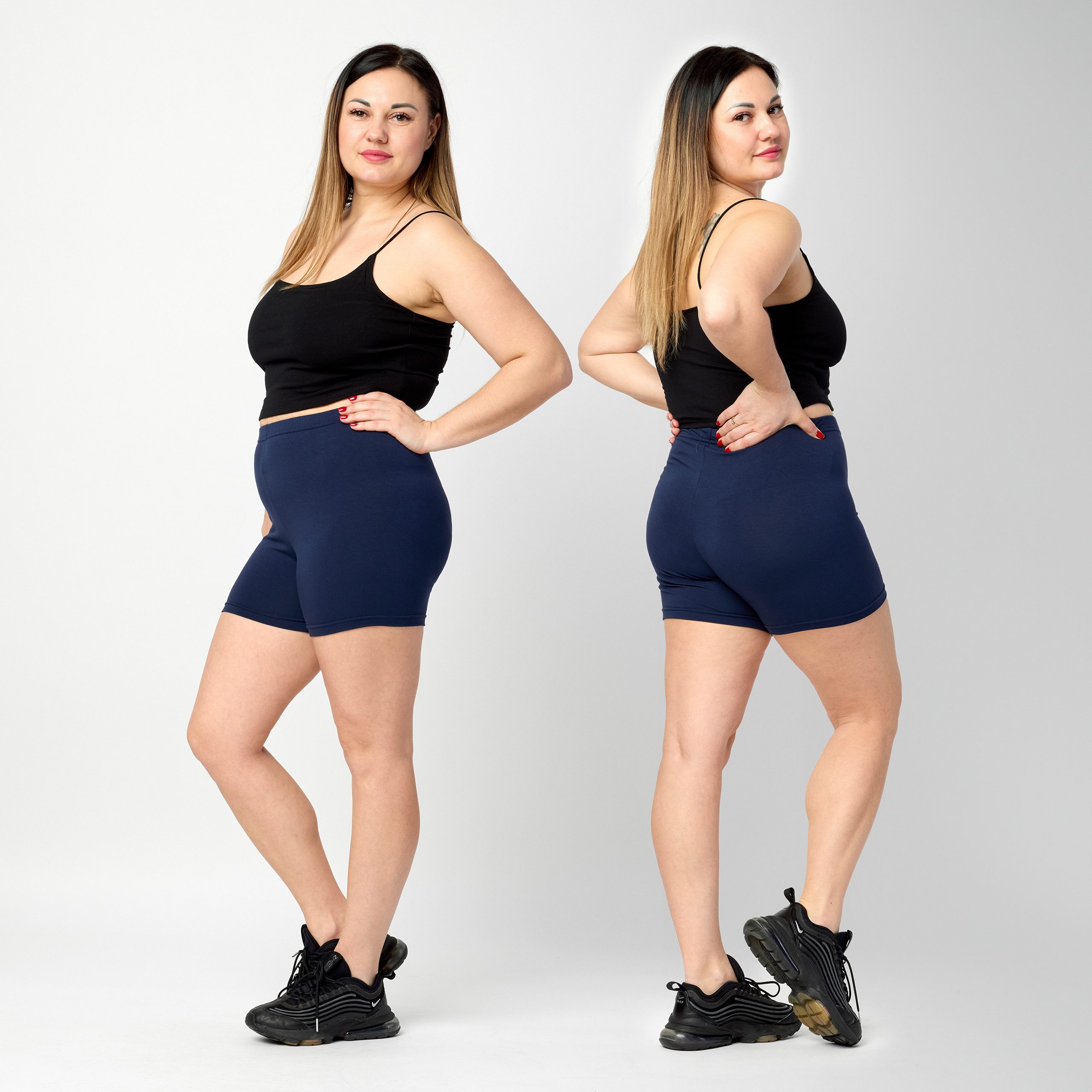 Merry Style Leggings Große Größen Damen Radlerhose aus Viskose MS10-451 (1- günstig online kaufen