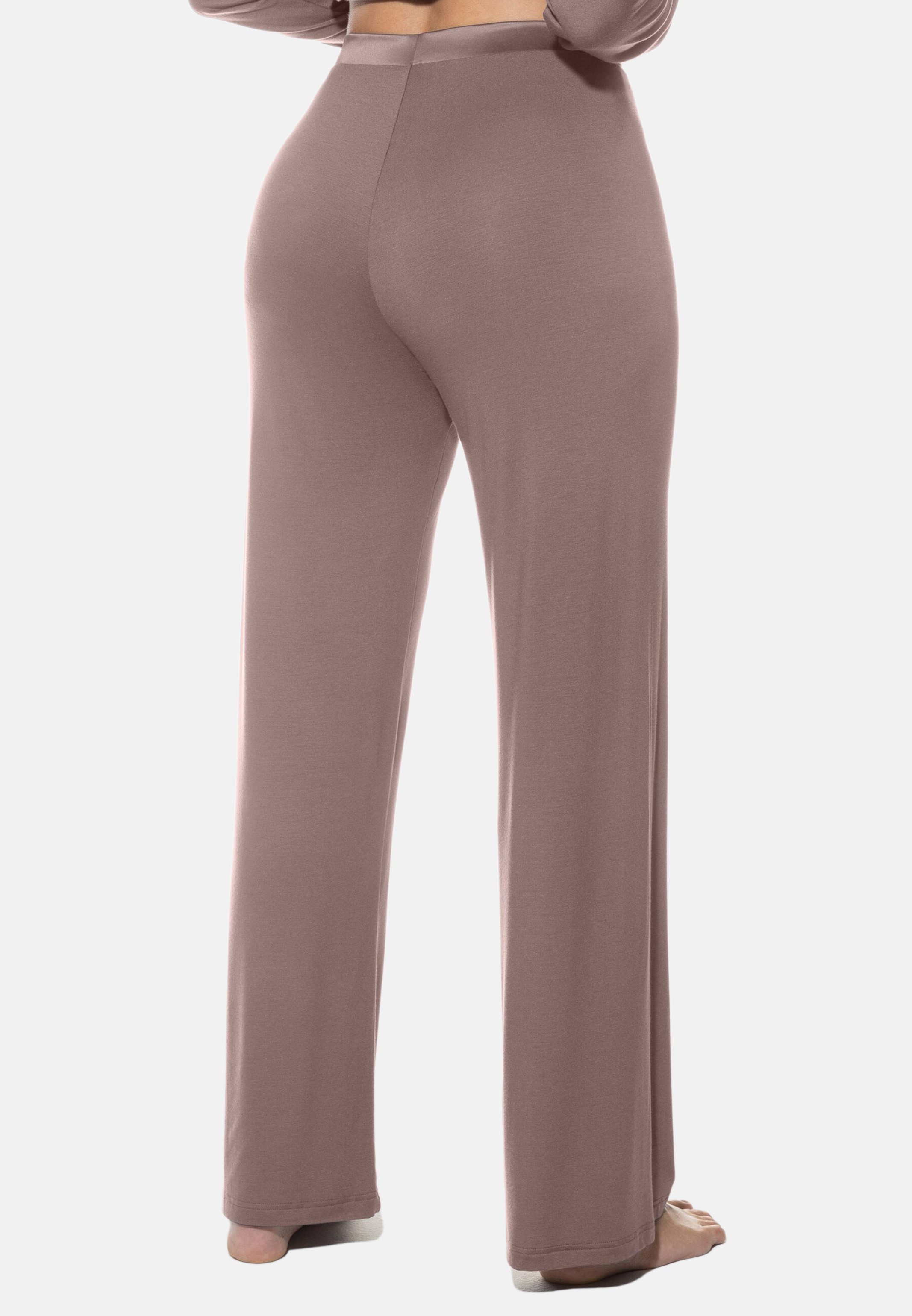 Mey Schlafhose Pure Chic (1-tlg) Schlafanzug Hose - Leicht - Mit weichem Satinbund, Gerader Schnitt