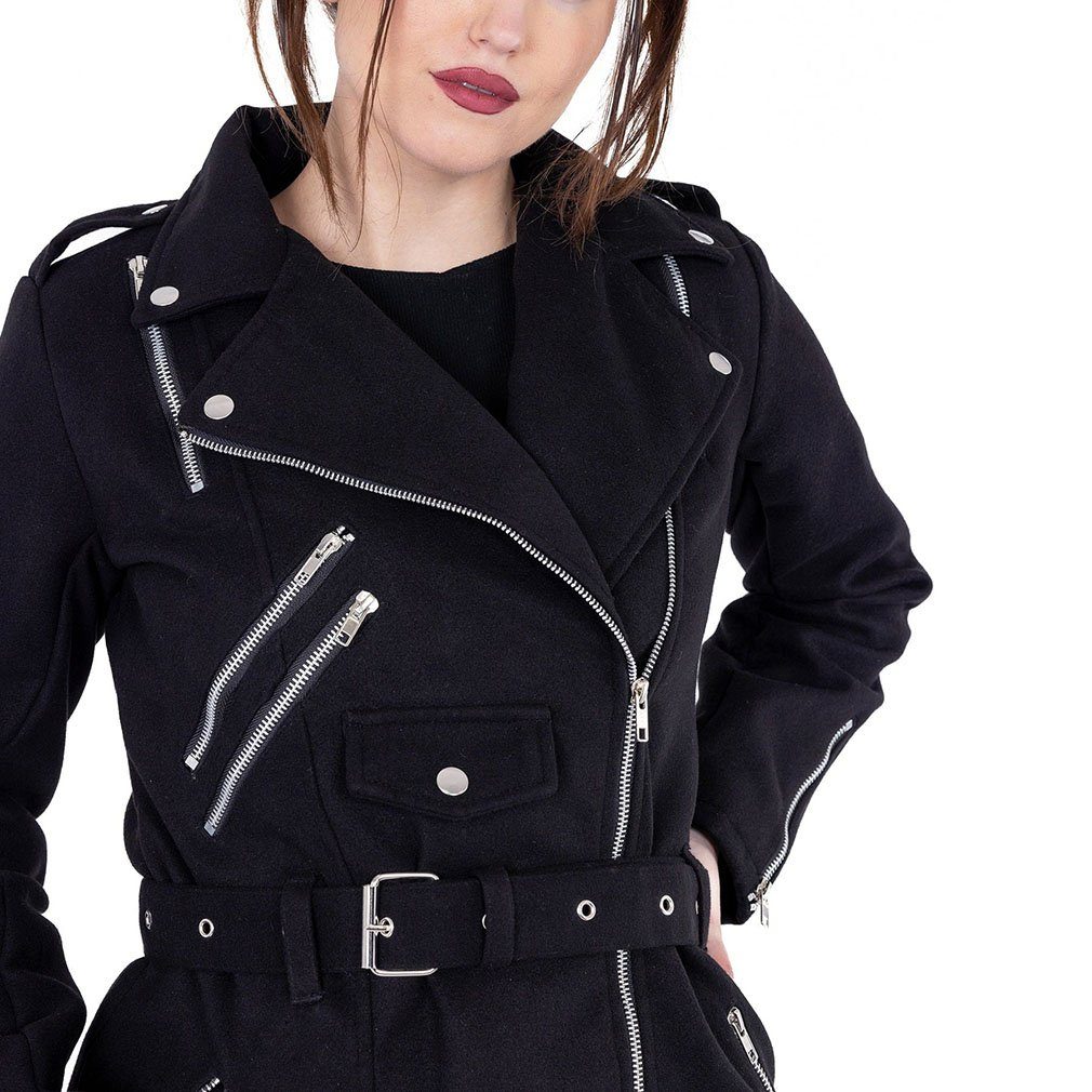 Vixxsin Kurzmantel Louella Coat Industrial Goth Cyber Punk