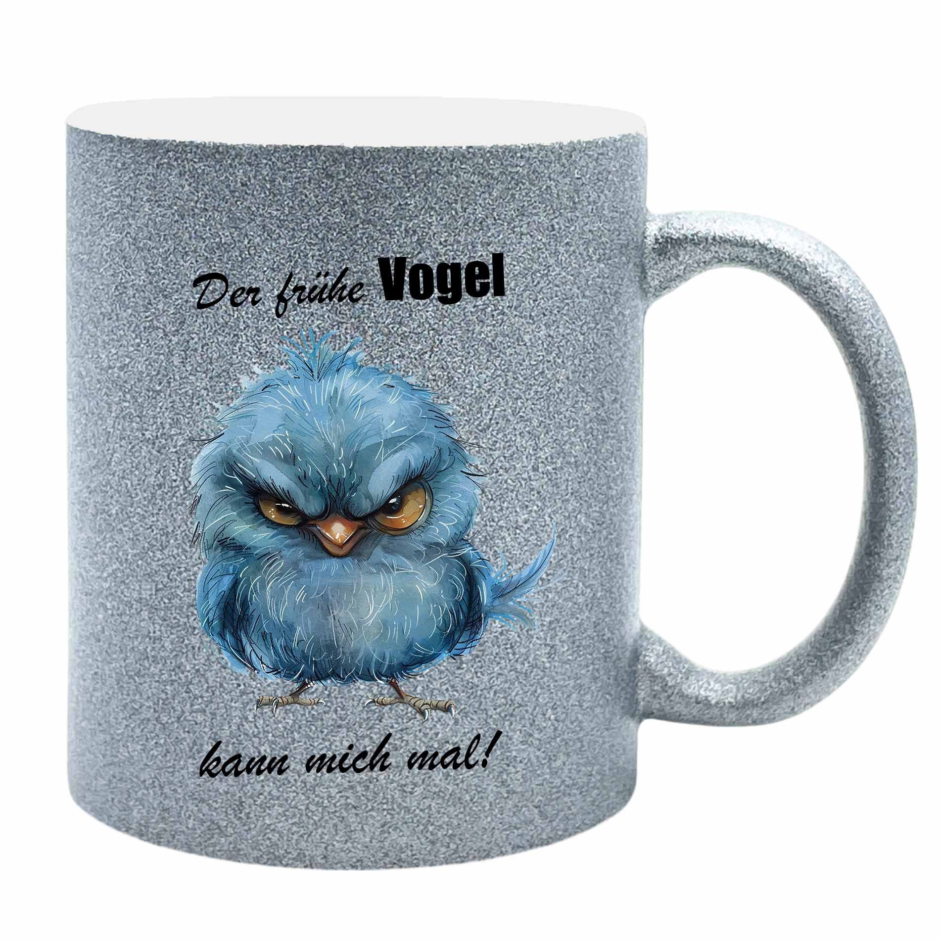 Camolo Tasse Der Frühe Vogel kann mich mal!, Keramik