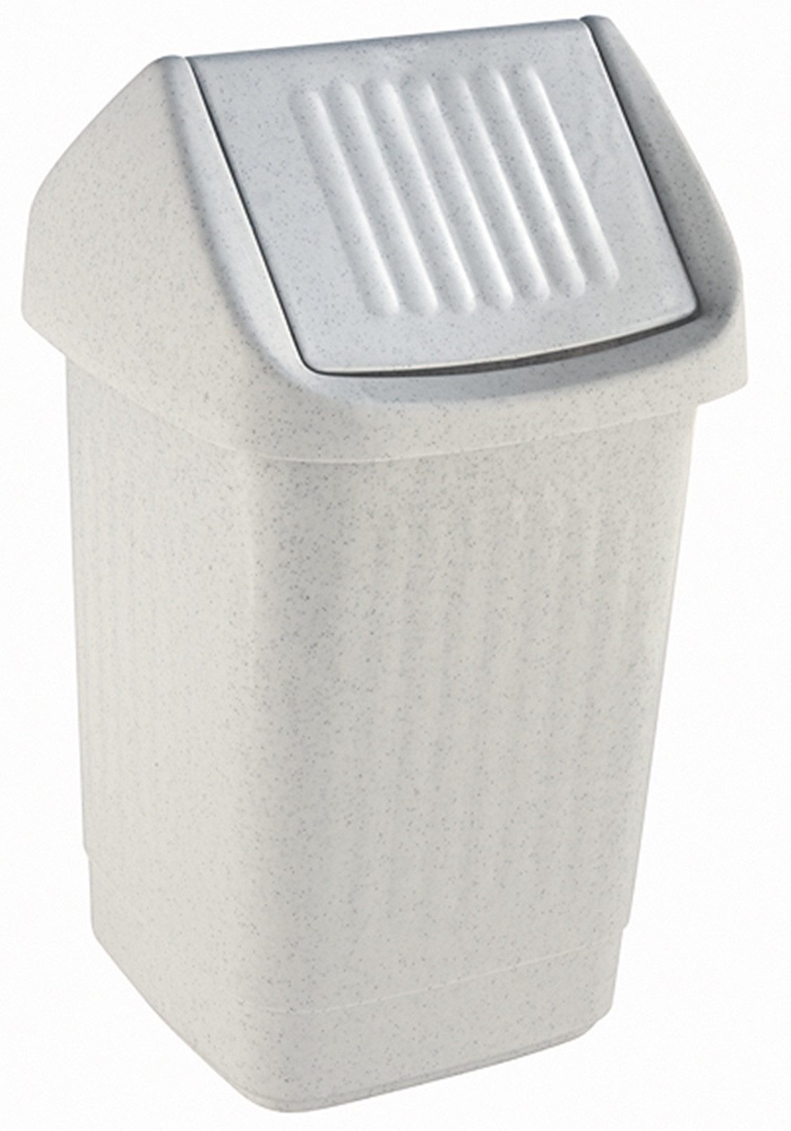 Teko-plastic Mülleimer 25 oder 50 L mit Schwingdeckel verschiedene Farben, Schwingdeckel