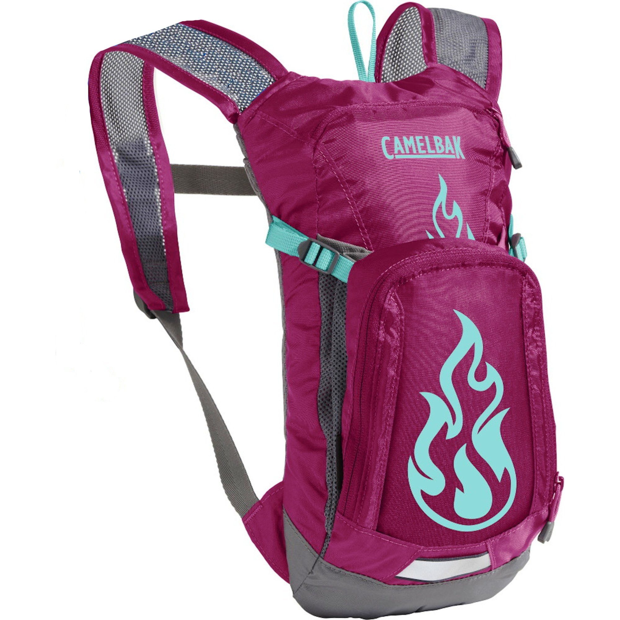 Top-Service Camelbak Trinkrucksack Kinderrucksack Mini Fahrradrucksack flieder-flamme Kindergartenrucksack Mule