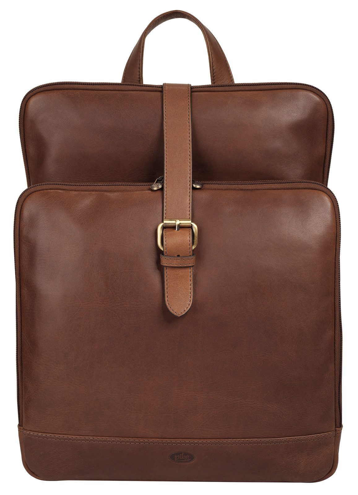 Piké Laptoprucksack, echt Leder