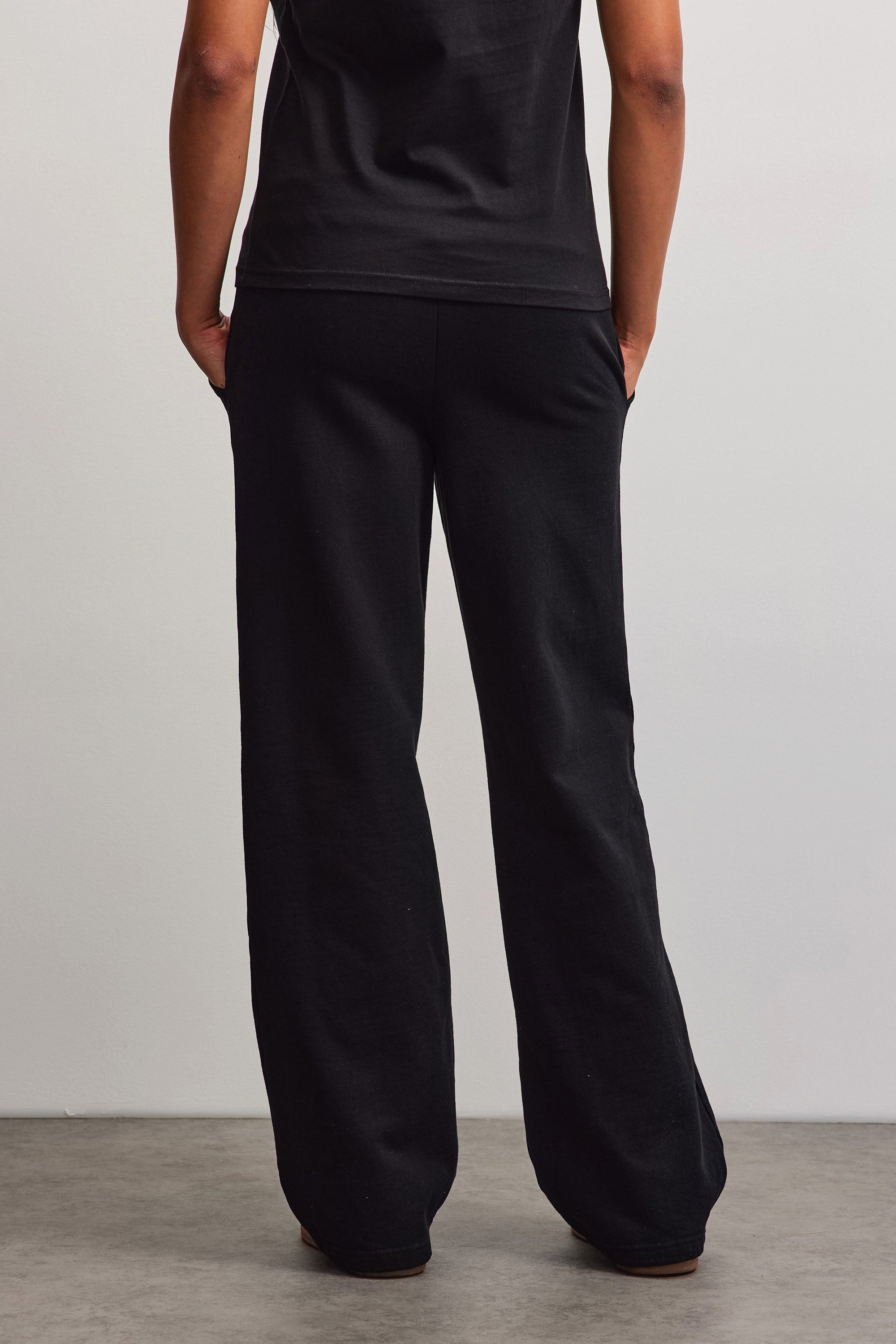 PEGADOR Sweathose ANNI WIDE SWEAT PANTS Baumwollmischung, weit – Bild 4 von 5