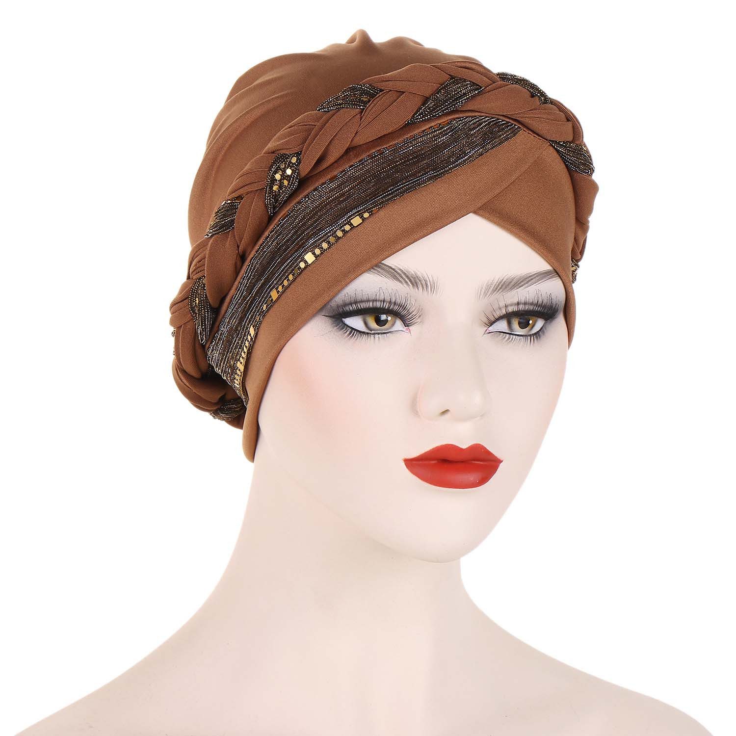 Zaewry Kopftuch Chemo Turban für Damen, Kopfbedeckung Beanie Mütze