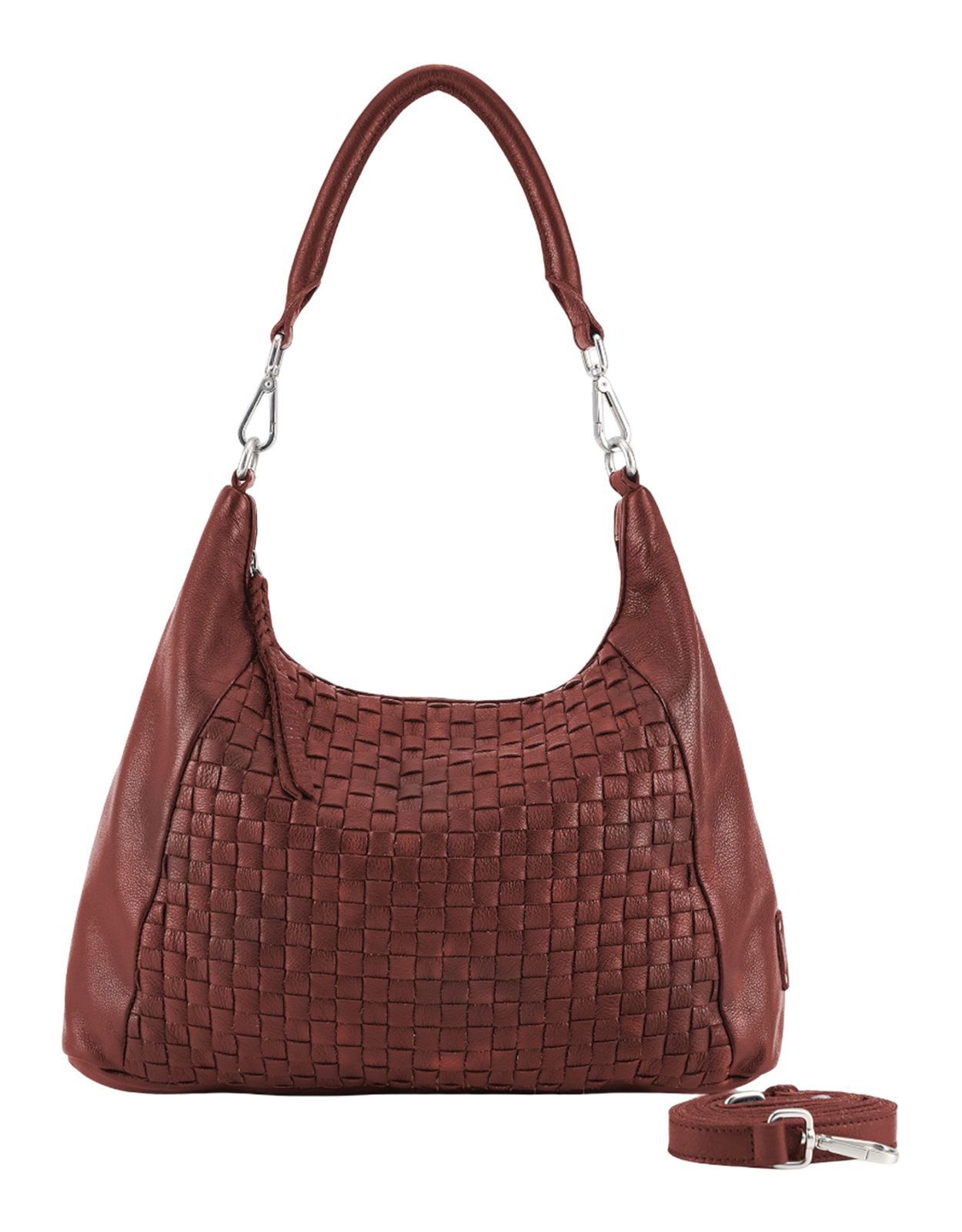FREDsBRUDER Schultertasche Hobo Bag, aus echtem Rindsleder