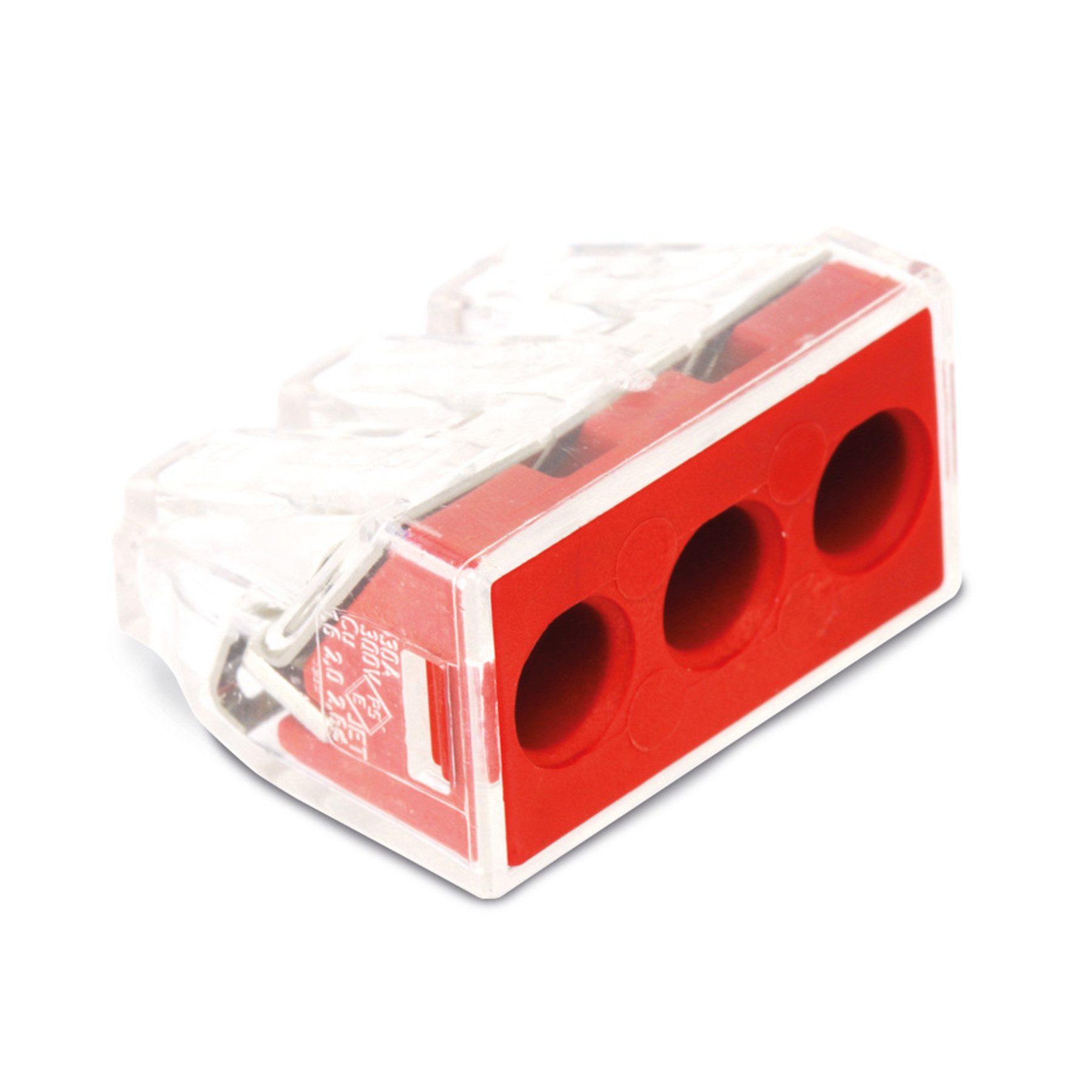 WAGO Verbindungsdosenklemme WAGO Steckklemmen 773-173, 3-polig, 2,5...6 mm², 50 Stück