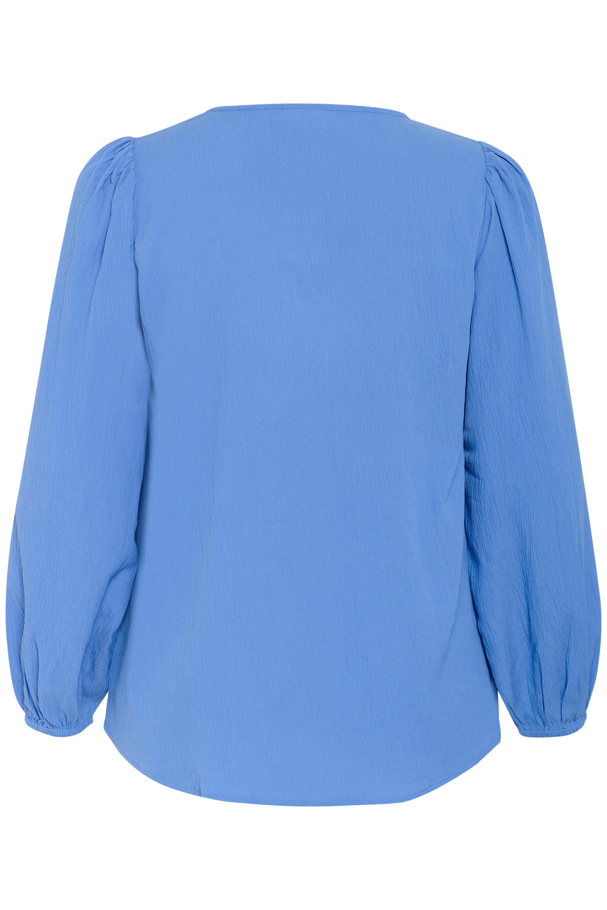 KAFFE Curve Langarmbluse Langarm-Bluse KClunda Große günstig online kaufen