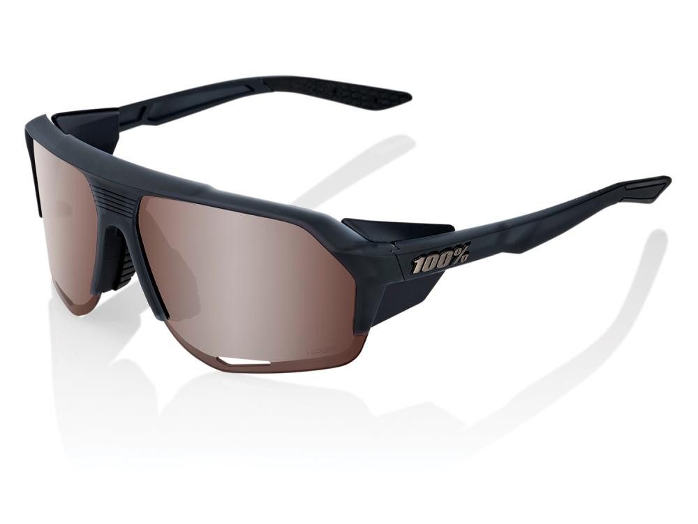 100% Sportbrille 100% Norvik - HiPER Mirror Lens unis Soft Tact Crystal Black - maximal