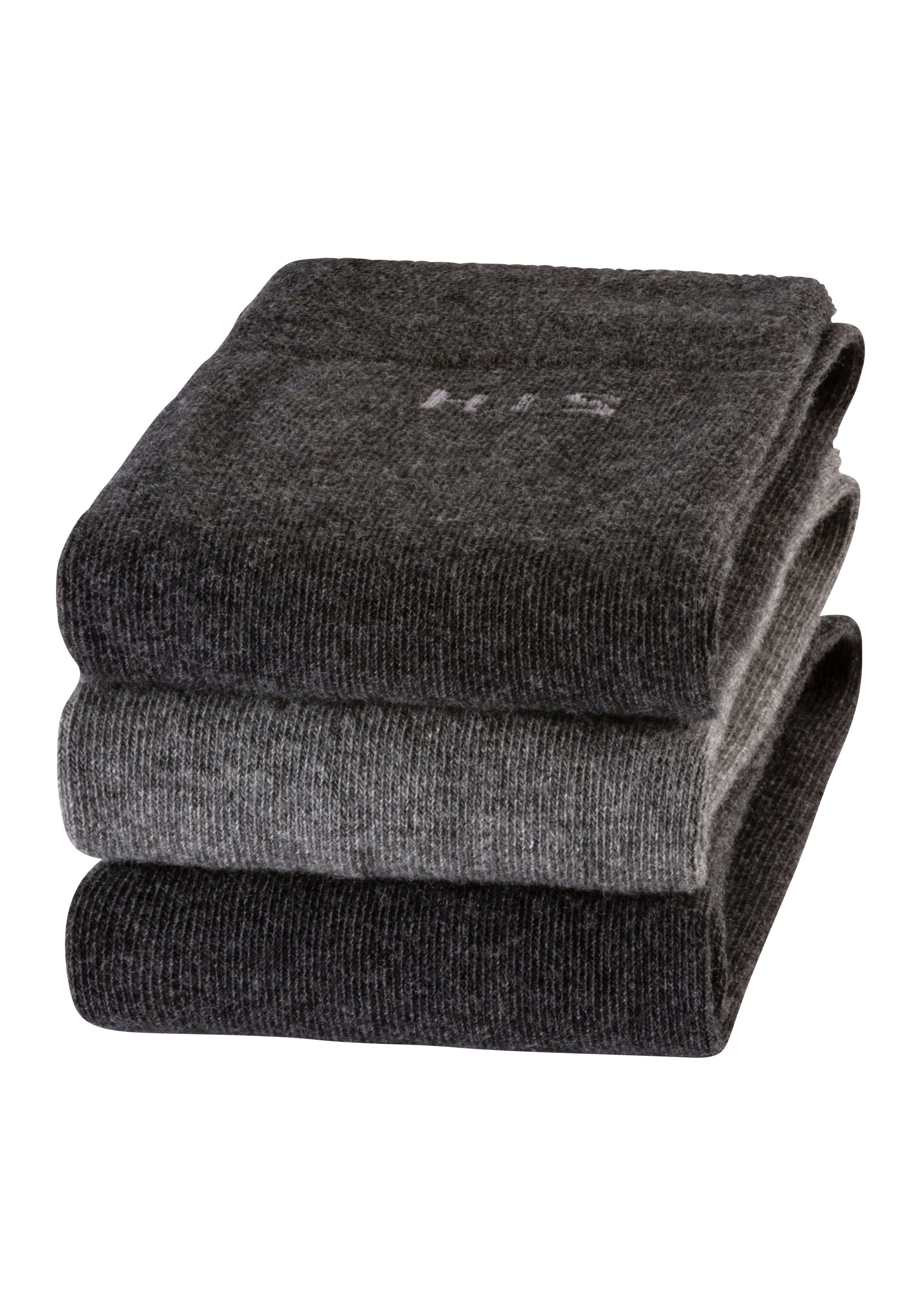 2x anthrazit meliert, 1x grau meliert