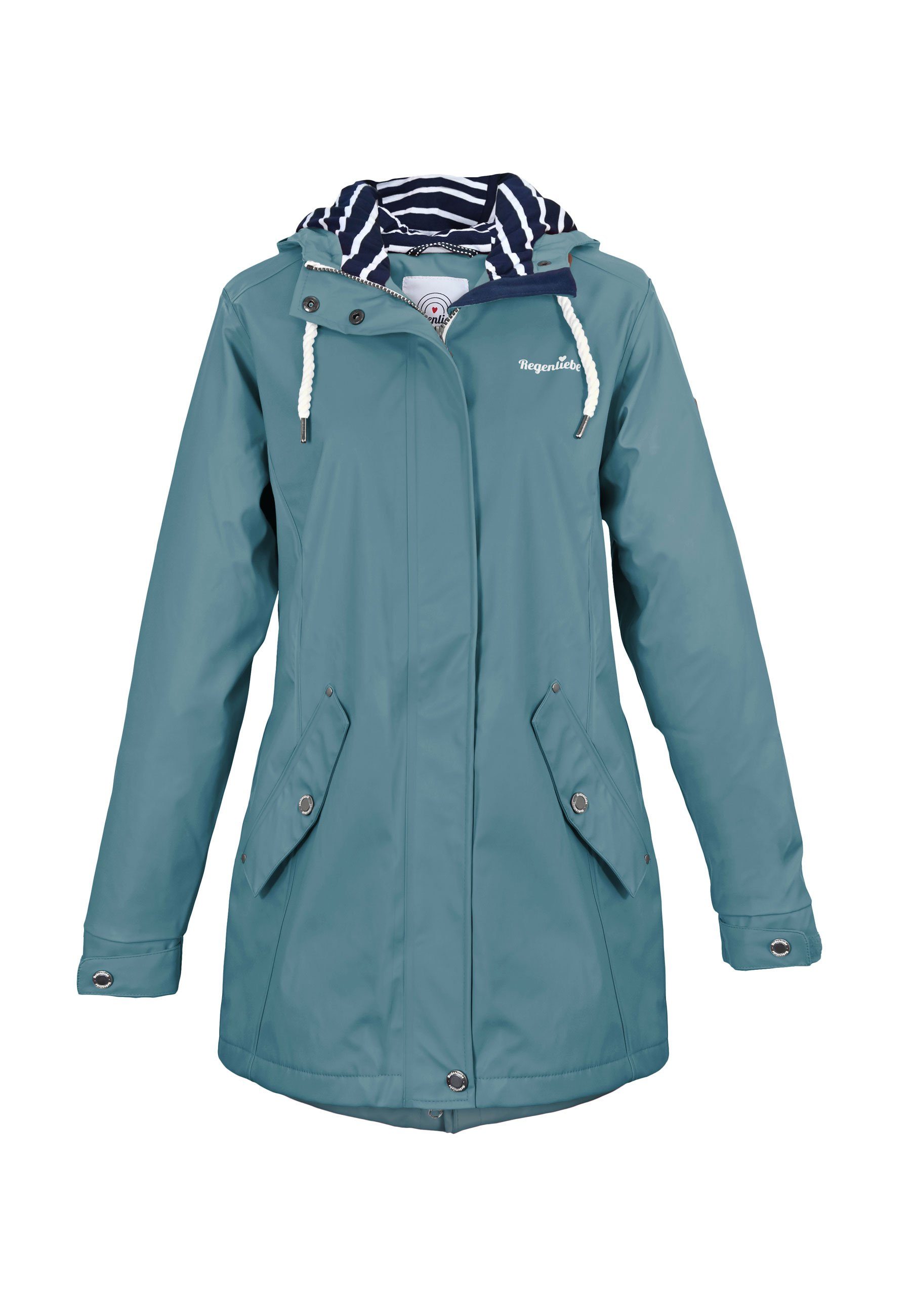 Regenliebe Regenjacke Friesennerz taillierter Regenmantel mit günstig online kaufen