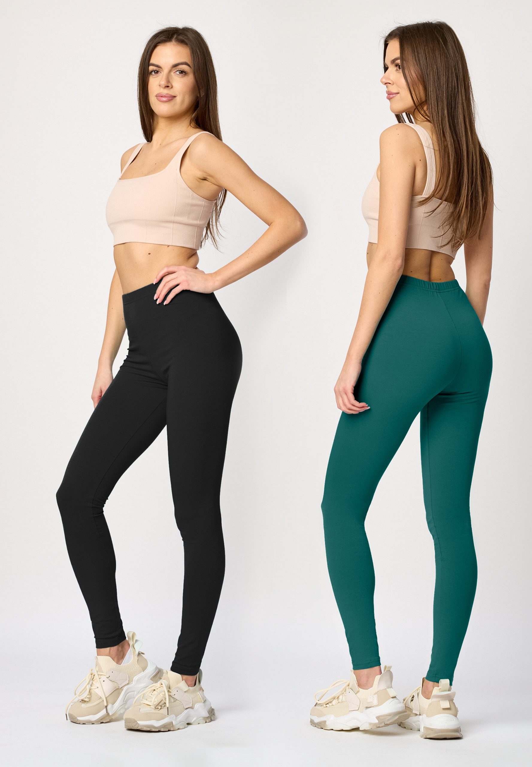 Merry Style Leggings 2er Pack Damen Hose aus Baumwolle MS10-198 (1-tlg) günstig online kaufen