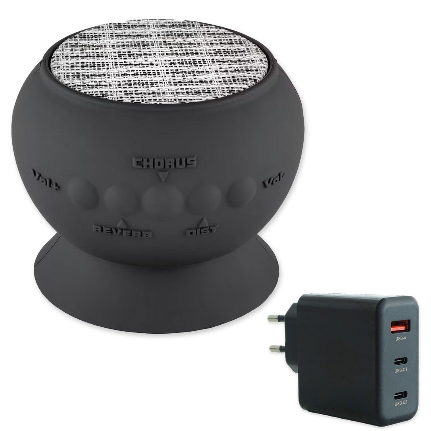 Fluid Audio Fluid Audio Gitarren-Verstärker Strum Buddy Pro Mini-Amp mit Ladegerät Verstärker (Vorteils-Set mit Ladegerät)