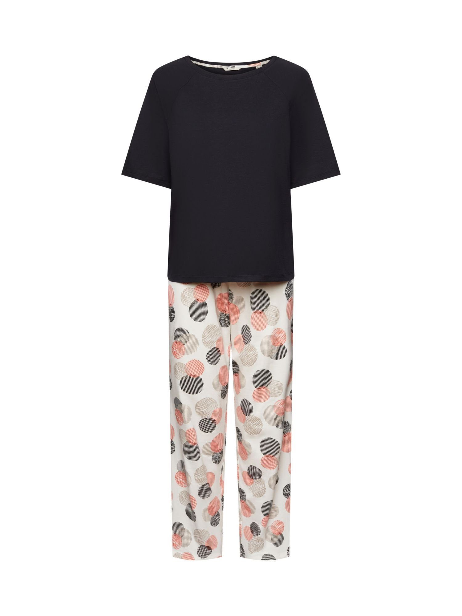 Esprit Pyjama Pyjama-Set mit Print-Hose