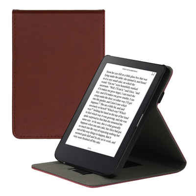 kwmobile E-Reader-Hülle Hülle für Kobo Clara 2E / Tolino Shine 4, Schlaufe Ständer - e-Reader Schutzhülle - Flip Cover Case