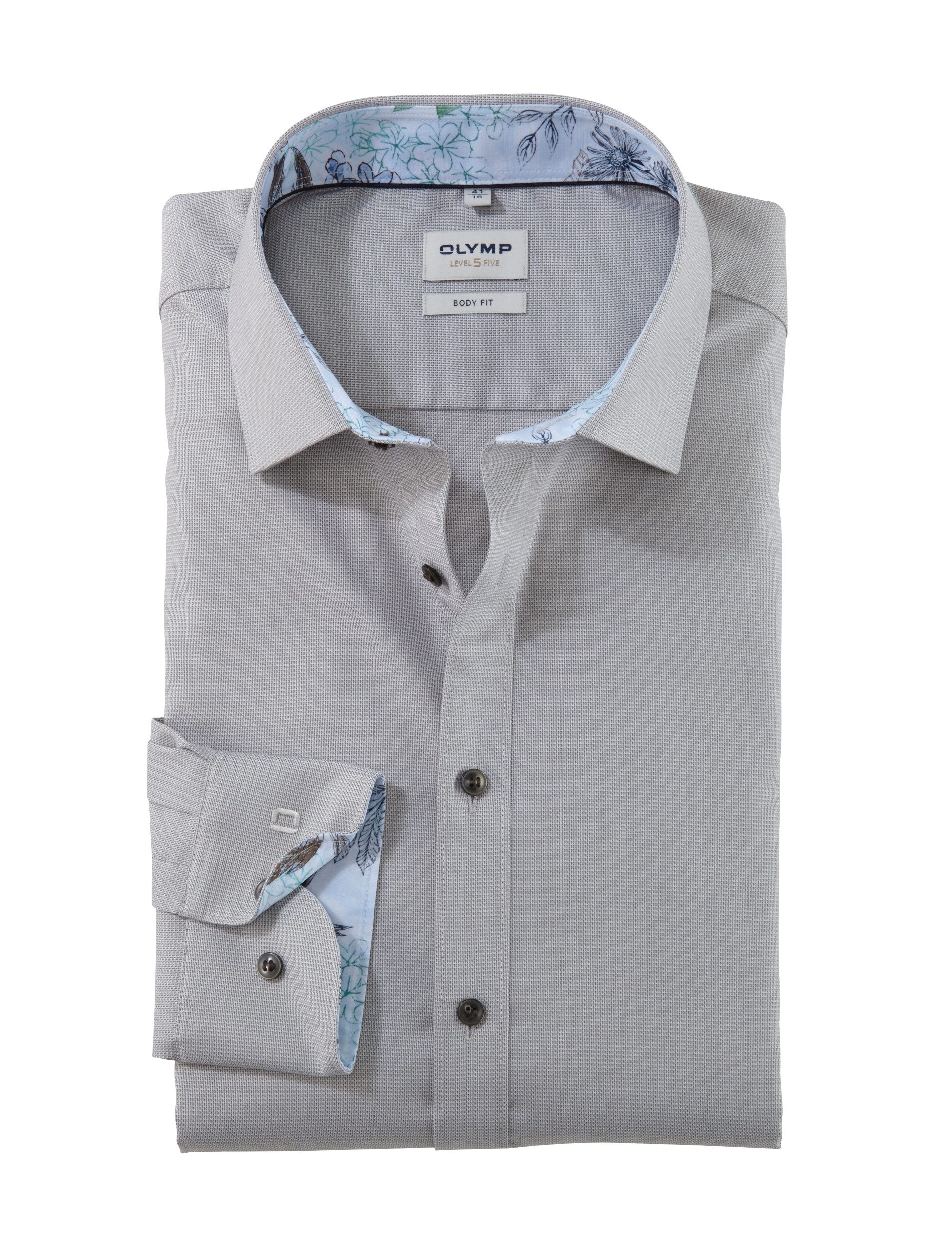 OLYMP Businesshemd 214274-Hemden - Basic Hemd - Herrenhemd langarm