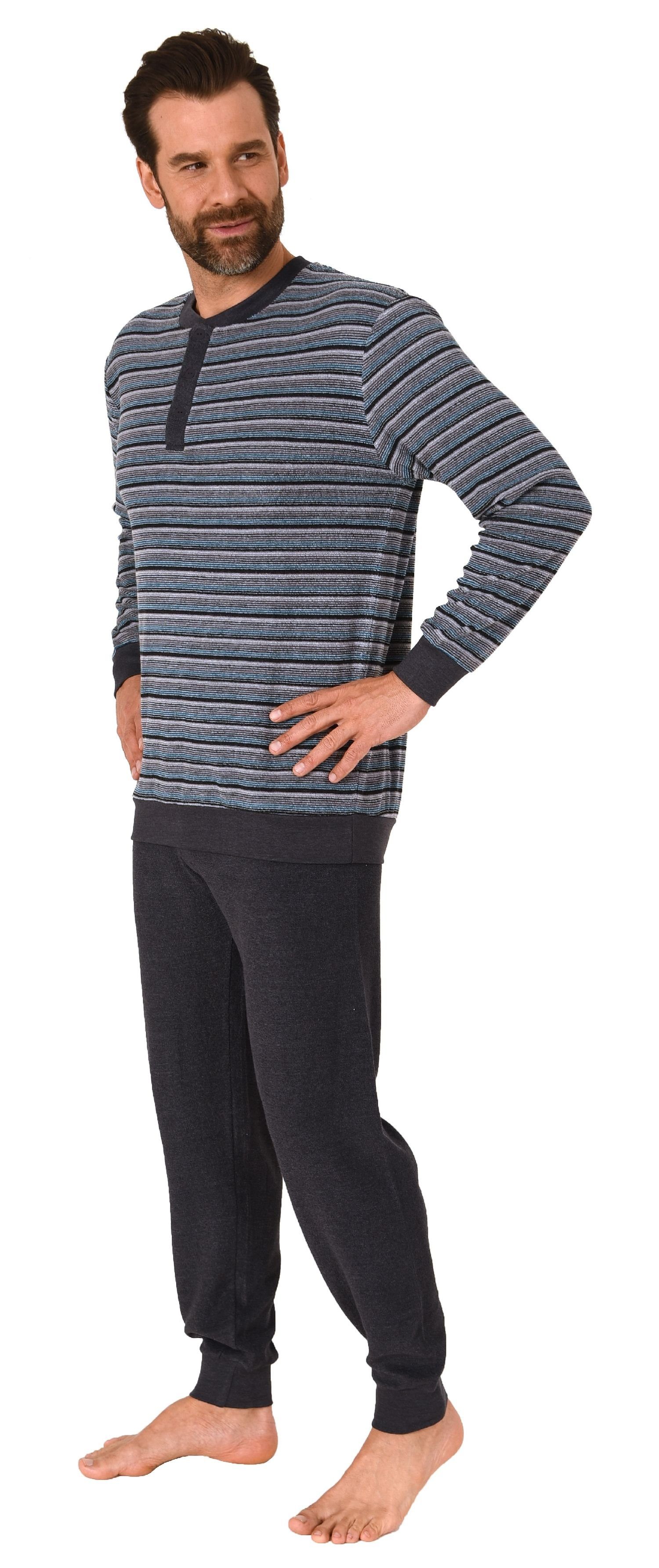 Trend by Normann Pyjama Herren Frottee günstig online kaufen