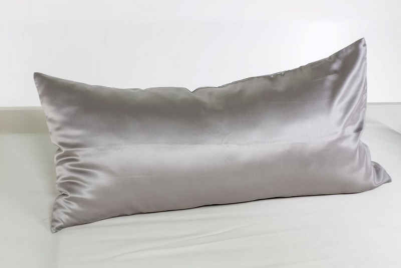 Kissenbezug Seidenkissenbezug Grey, orignee (1 Stück), Exklusives Design, 100% Seide