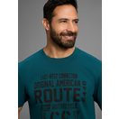 Man's World Rundhalsshirt kurzärmelig, lässige Passform, bedruckt, Rundhalsausschnitt
