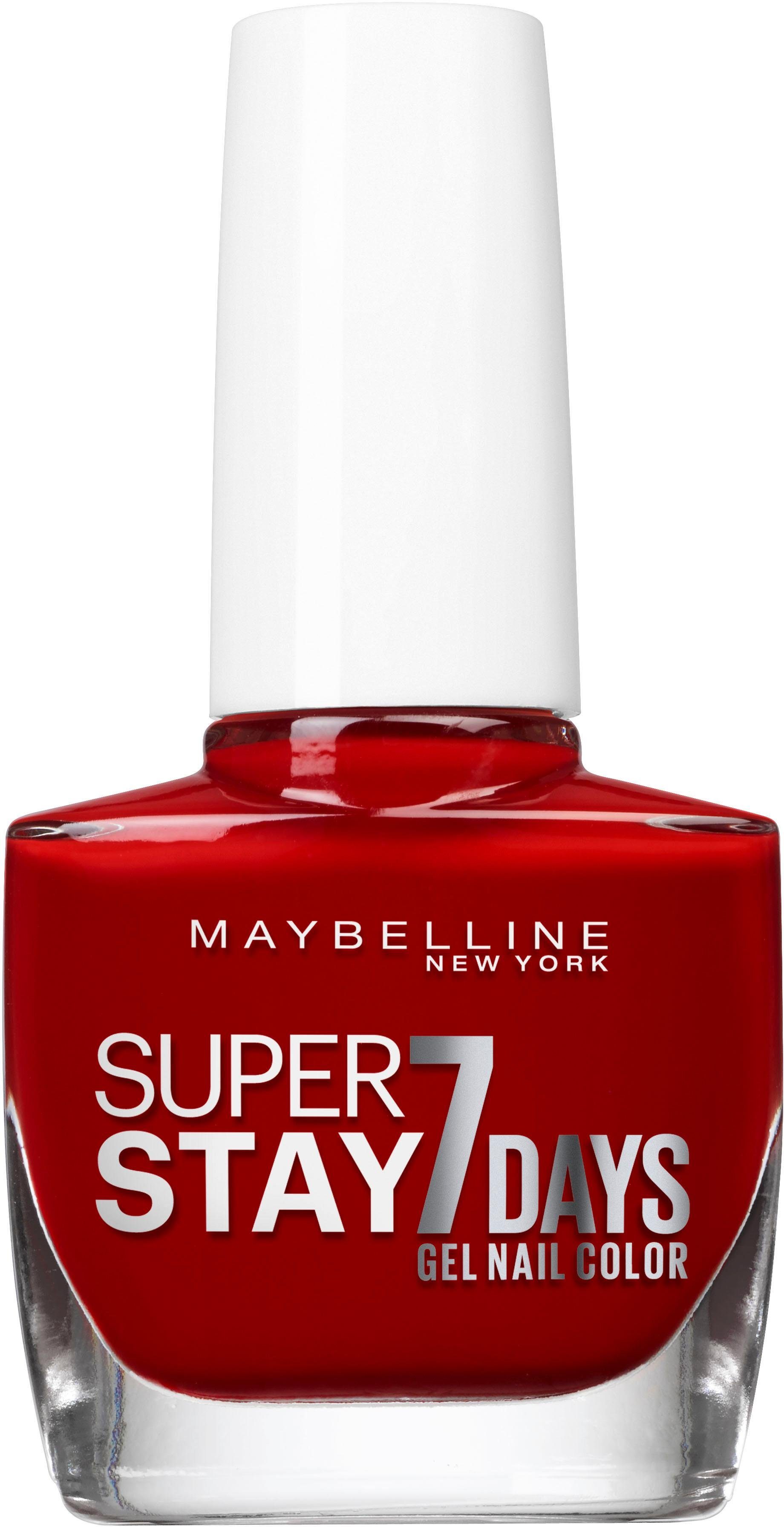 Nagellack 6 red Superstay NEW deep YORK Nr. MAYBELLINE Days 7