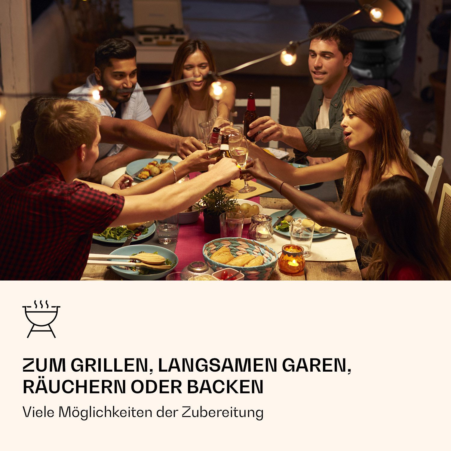 Klarstein Holzkohlegrill Princesize