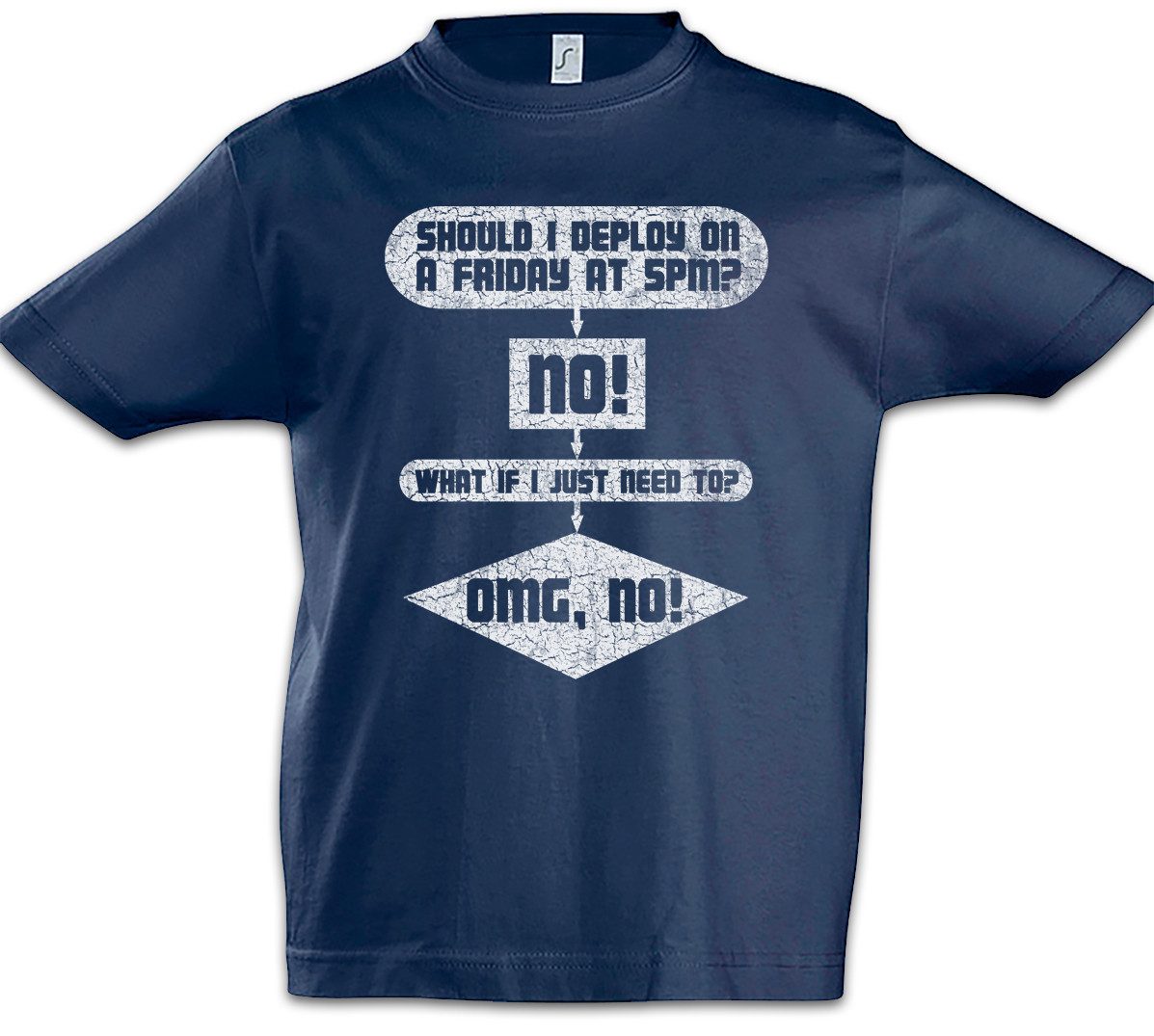 Print-Shirt Software Release Kinder T-Shirt Deployment Compiling Nerd PC