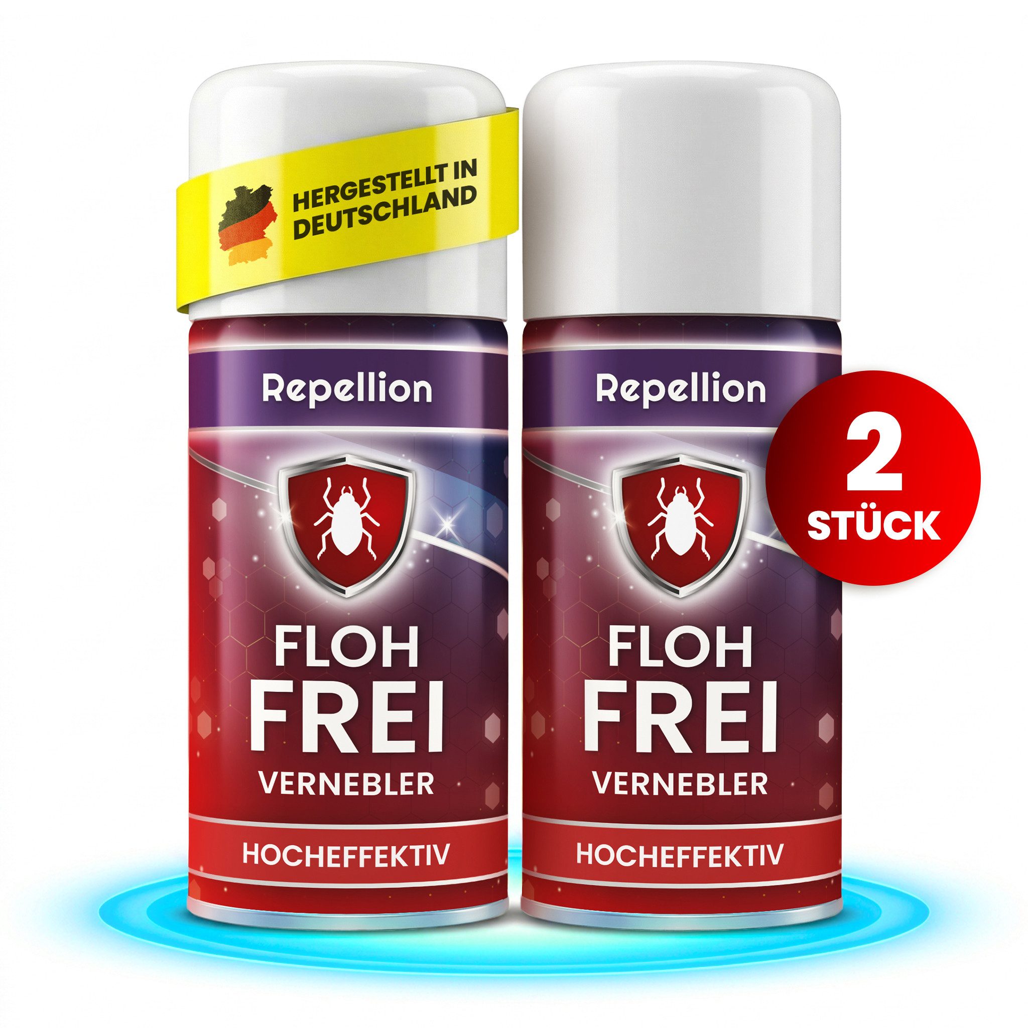 Repellion Insektenspray Floh Fogger für die Wohnung – Fogger gegen Flöhe & Flohbombe, 300 ml, Vernebler zum effektiven Flöhe bekämpfen