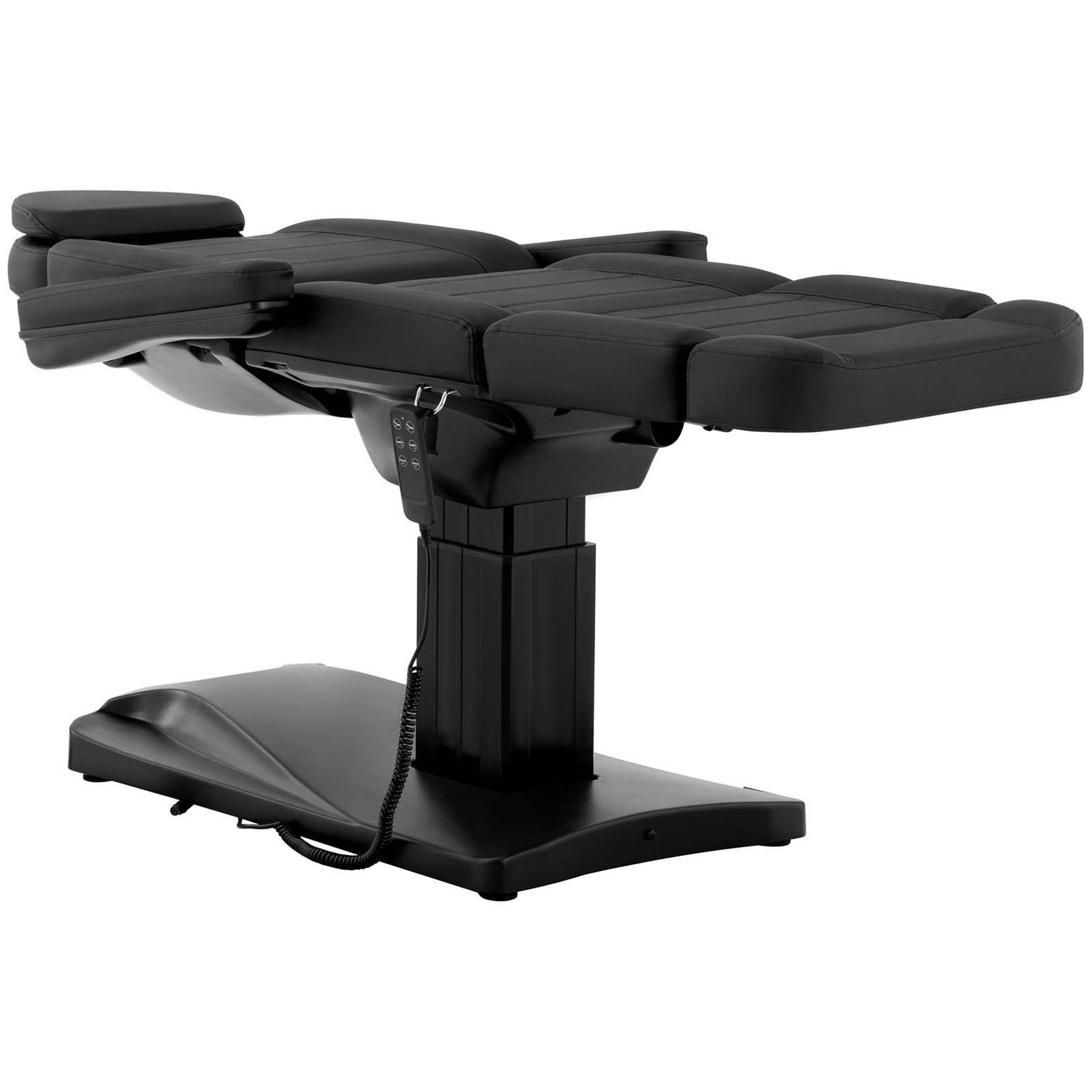 Physa Massageliege Kosmetikliege Behandlungsliege Kosmetikstuhl Tattooliege 150kg schwarz, Schwarz